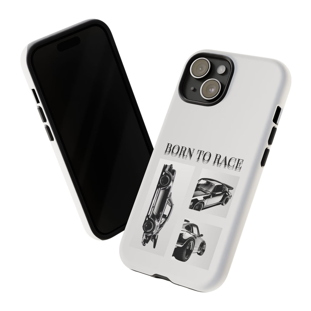 Phone Case - "Born to Race" Vintage Car Racing Graphic