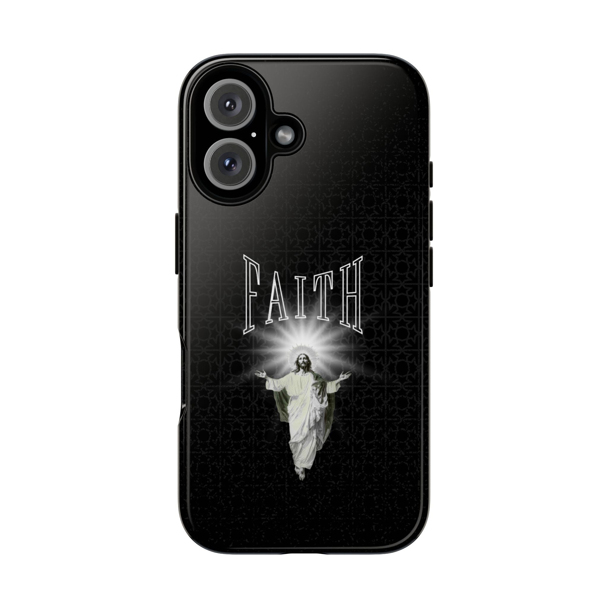 Faith Phone Case — Religious Jesus Graphic Tough Phone Cover
