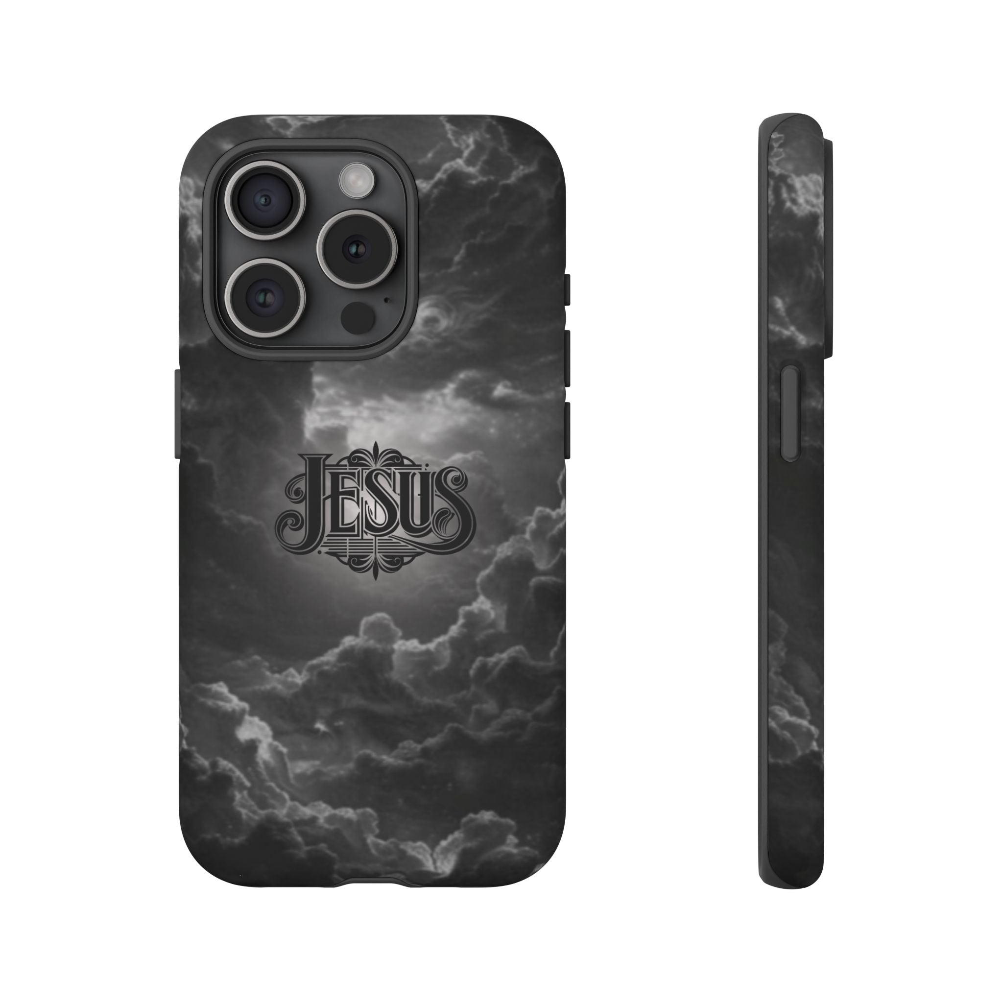 Jesus Cloud Phone Case – Christian Faith Protective iPhone Case