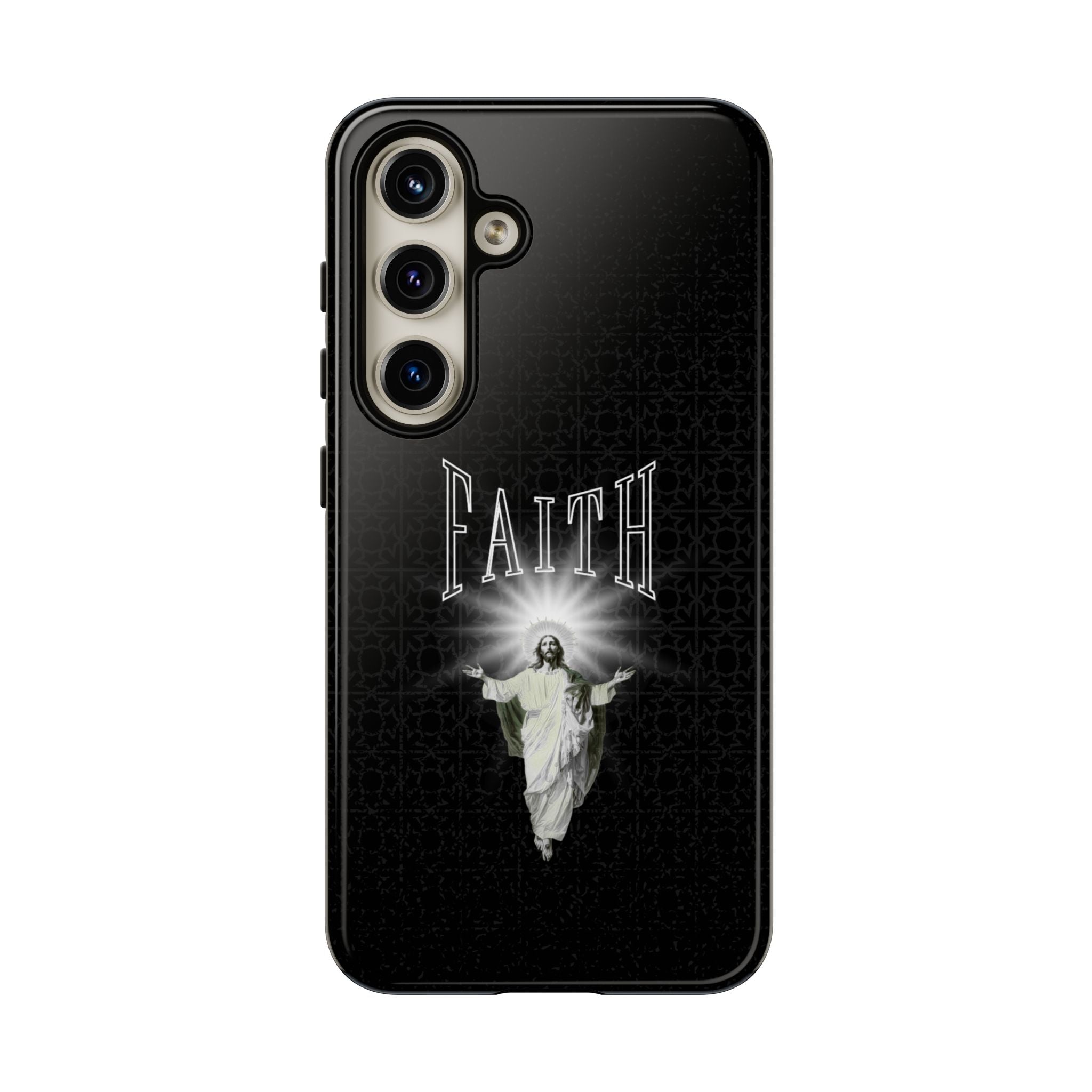 Faith Phone Case — Religious Jesus Graphic Tough Phone Cover