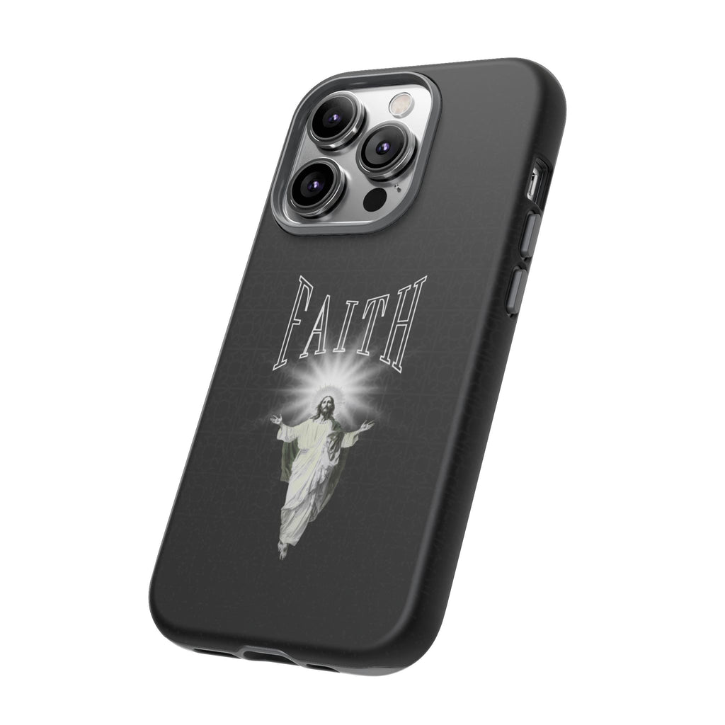 Faith Phone Case — Religious Jesus Graphic Tough Phone Cover