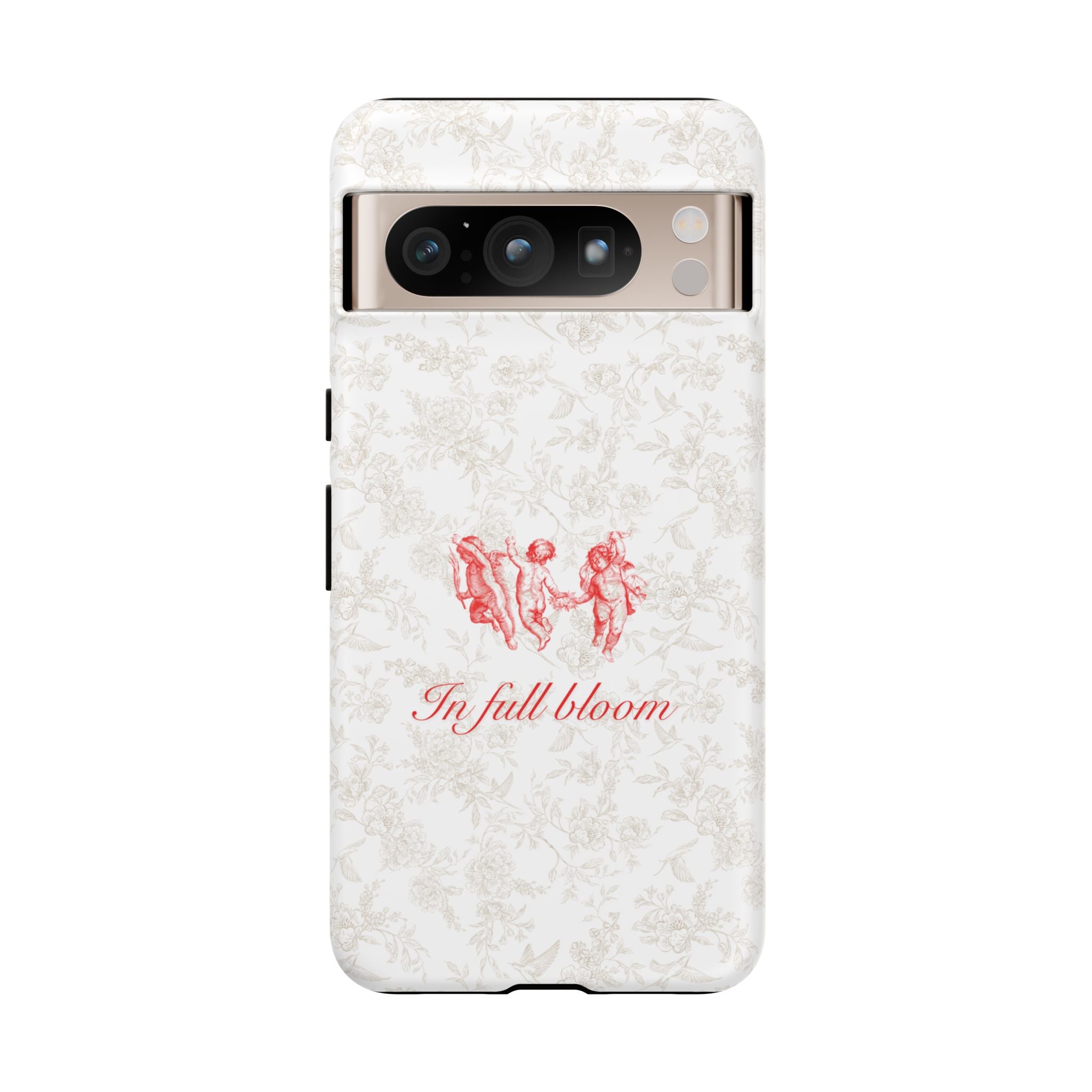 Vintage Floral Phone Case — "In Full Bloom" Tough Case