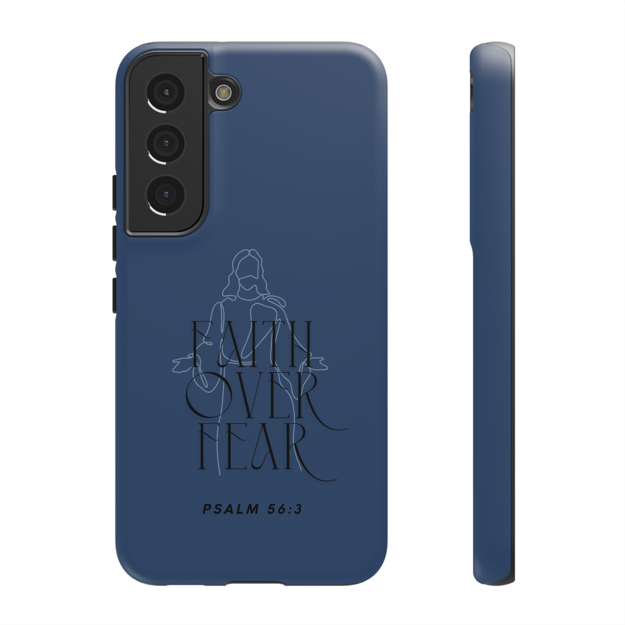Faith Over Fear — Psalm 56:3 Christian Tough Phone Case