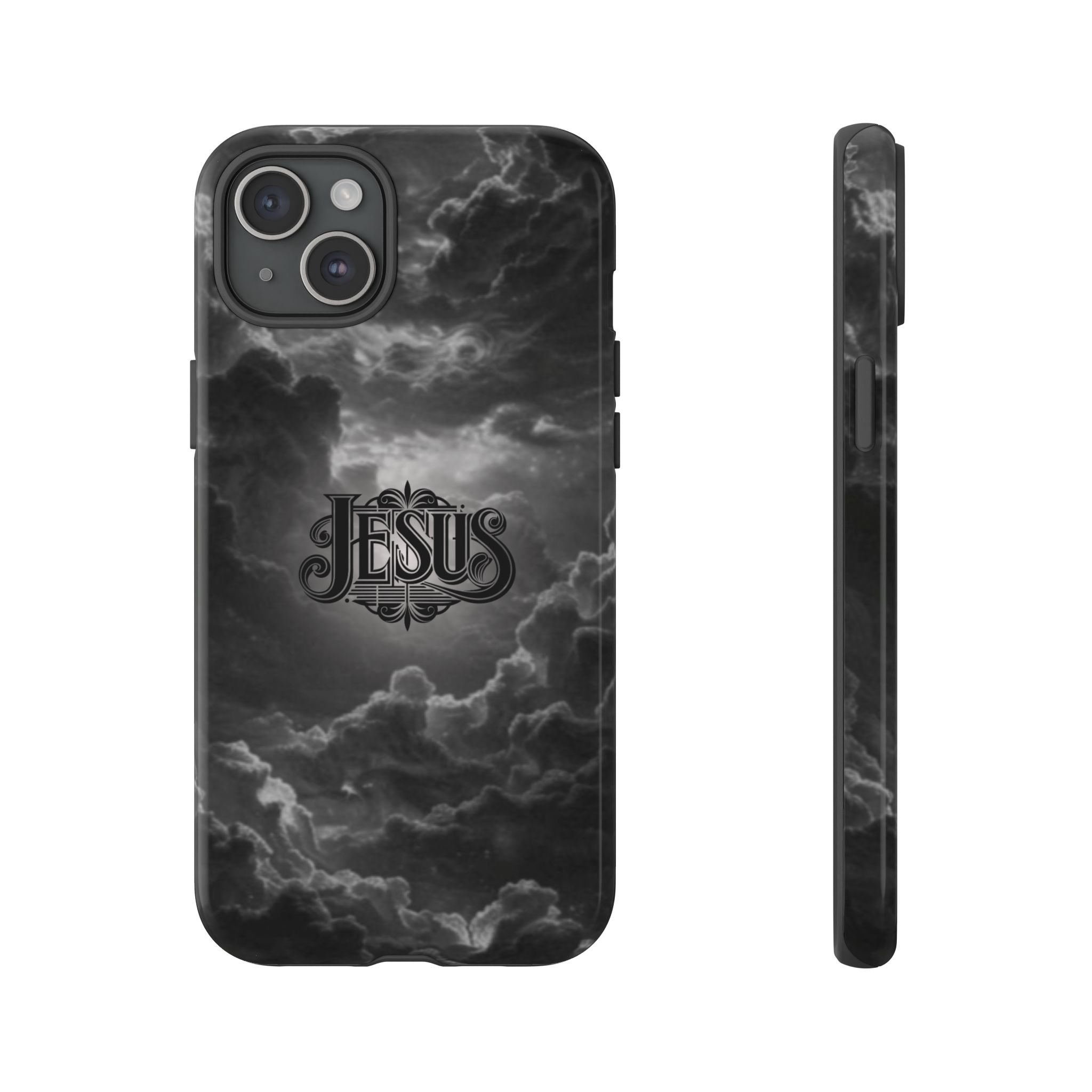 Jesus Cloud Phone Case – Christian Faith Protective iPhone Case