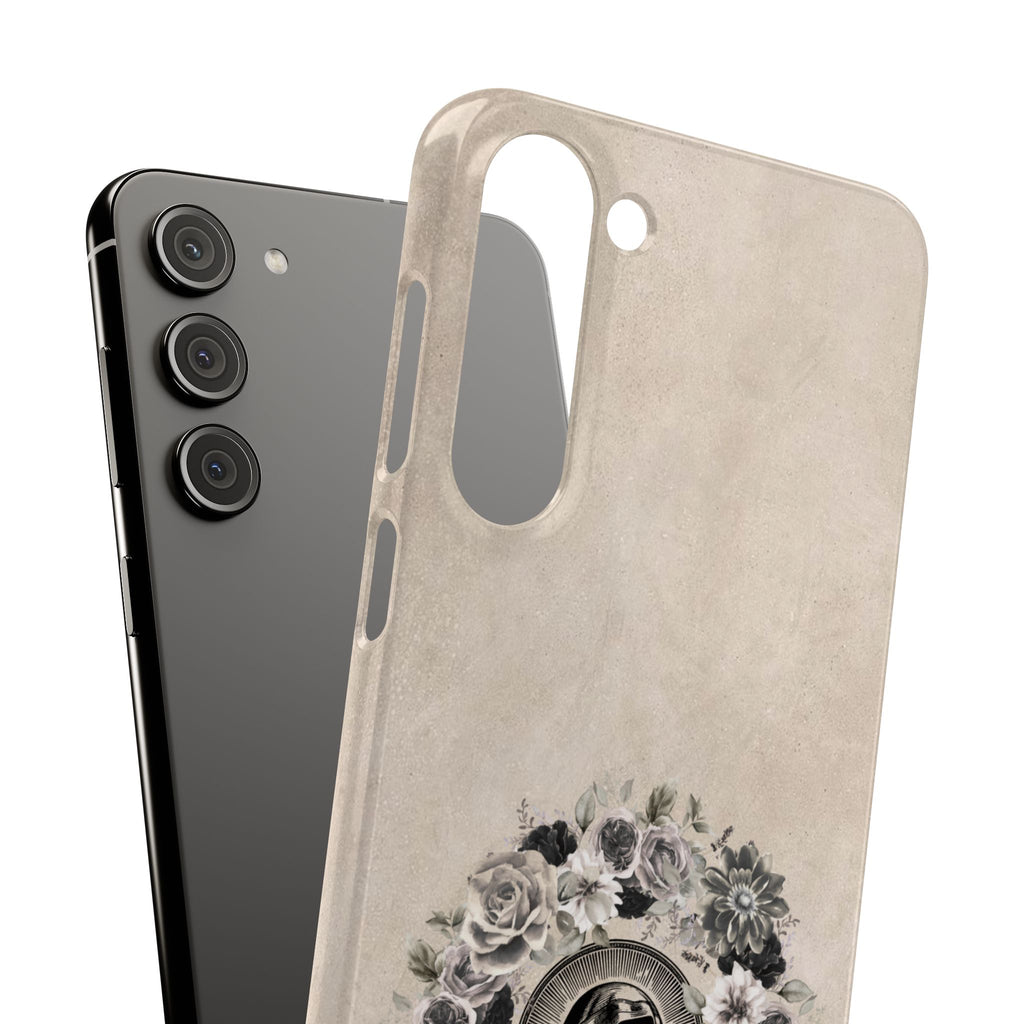 Vintage Madonna Floral Phone Case — Religious iPhone Snap Case