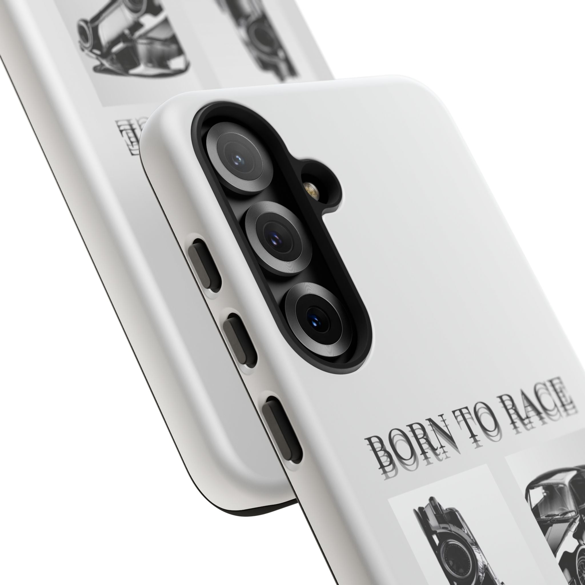 Phone Case - "Born to Race" Vintage Car Racing Graphic