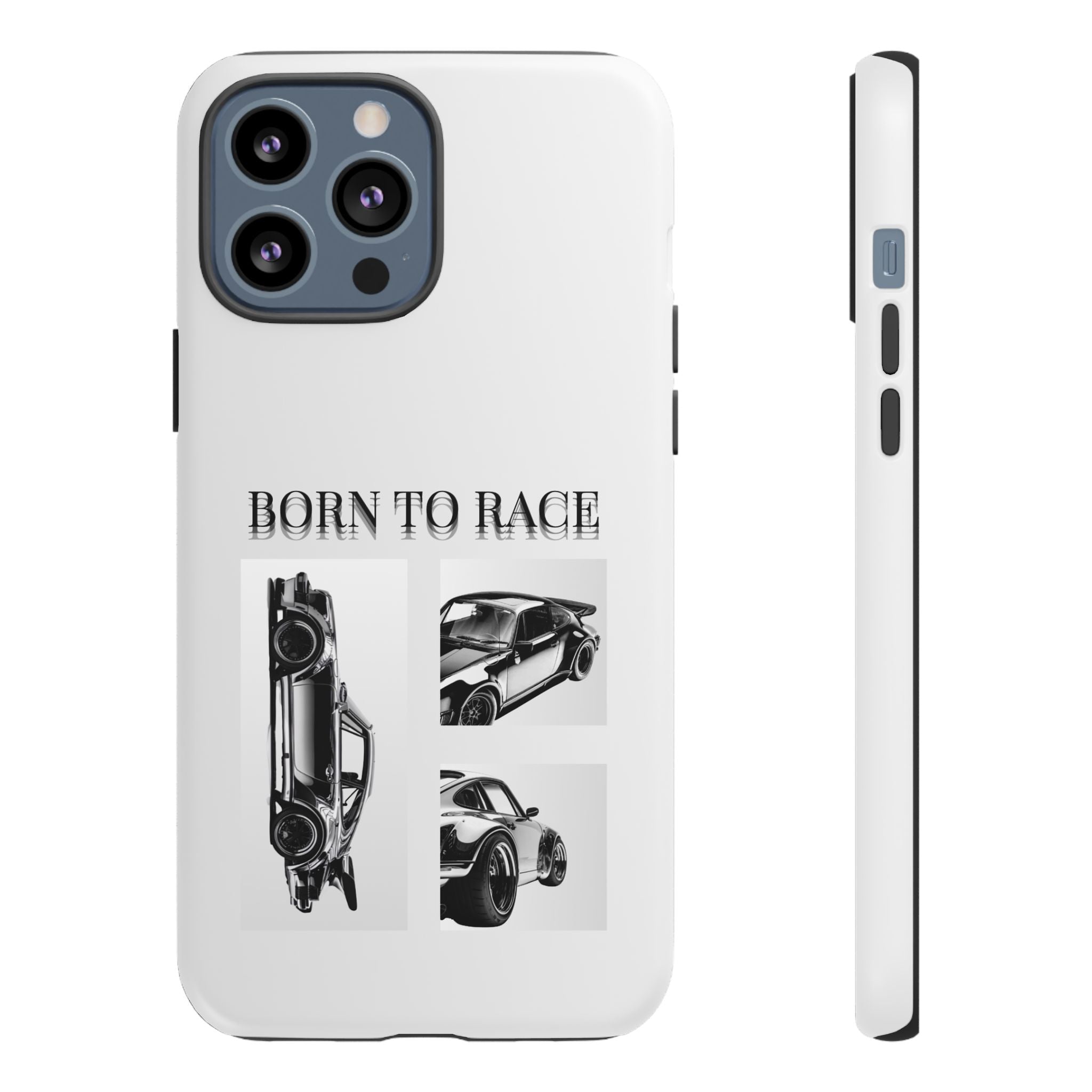 Phone Case - "Born to Race" Vintage Car Racing Graphic