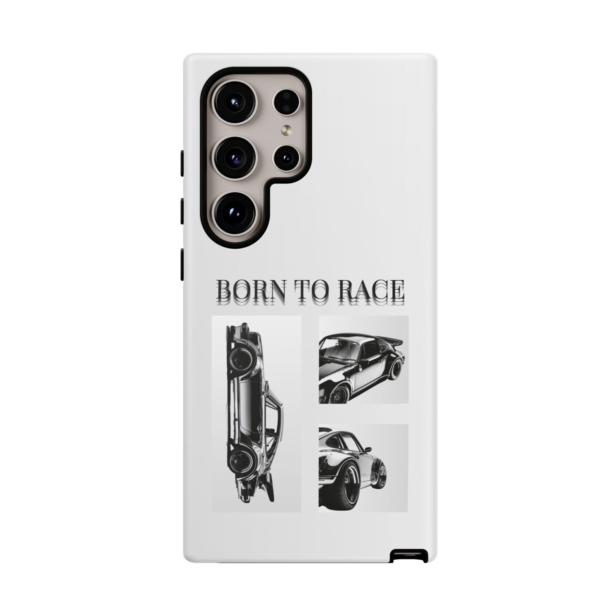 Phone Case - "Born to Race" Vintage Car Racing Graphic