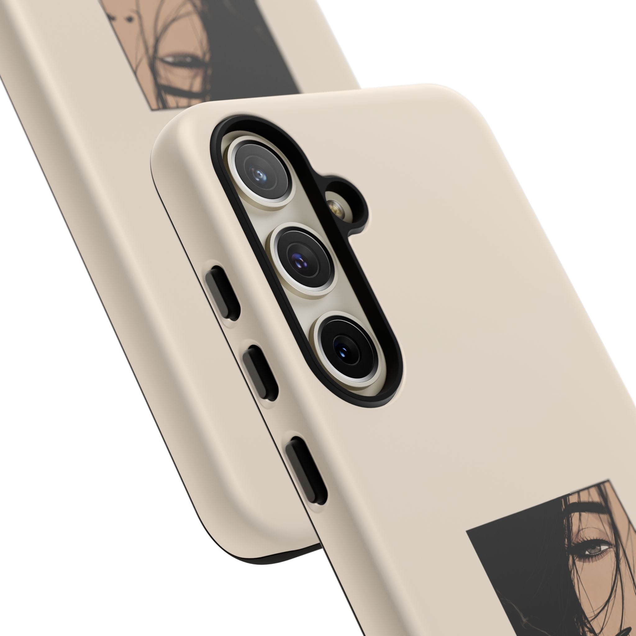 Minimalist Femme Portrait Protective Phone Case