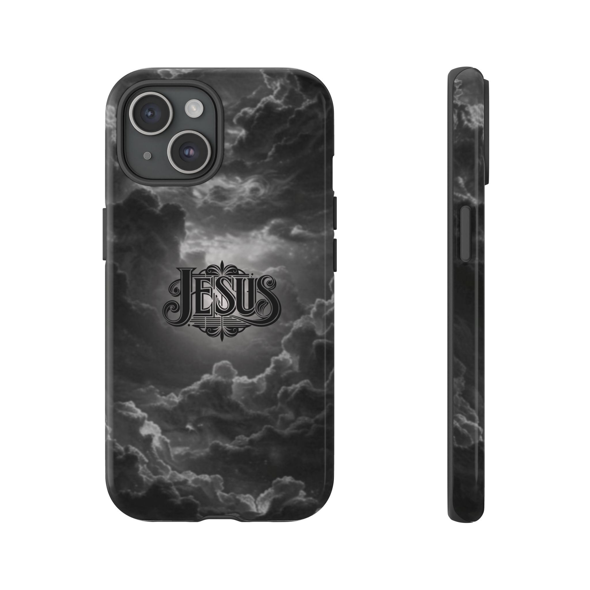 Jesus Cloud Phone Case – Christian Faith Protective iPhone Case