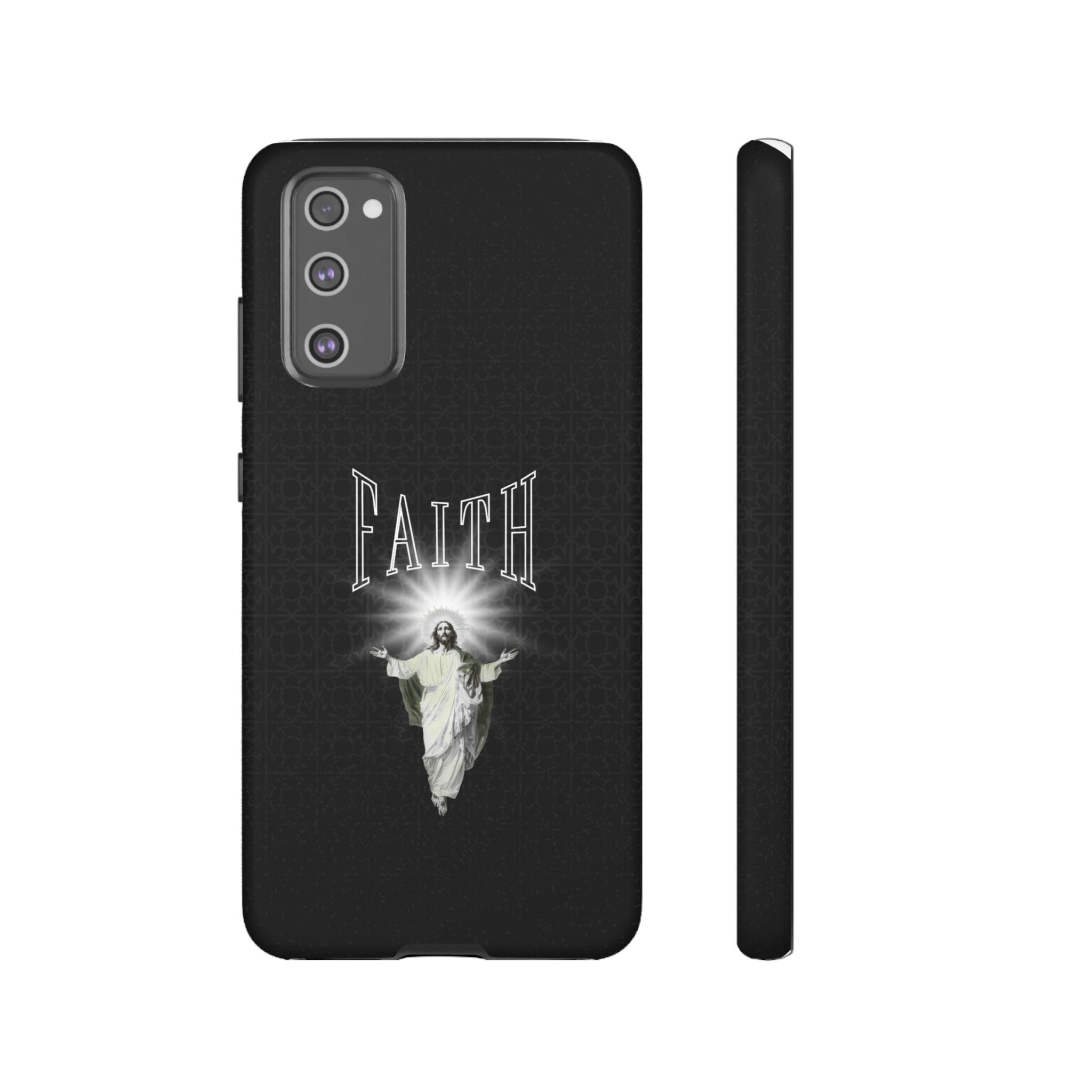 Faith Phone Case — Religious Jesus Graphic Tough Phone Cover