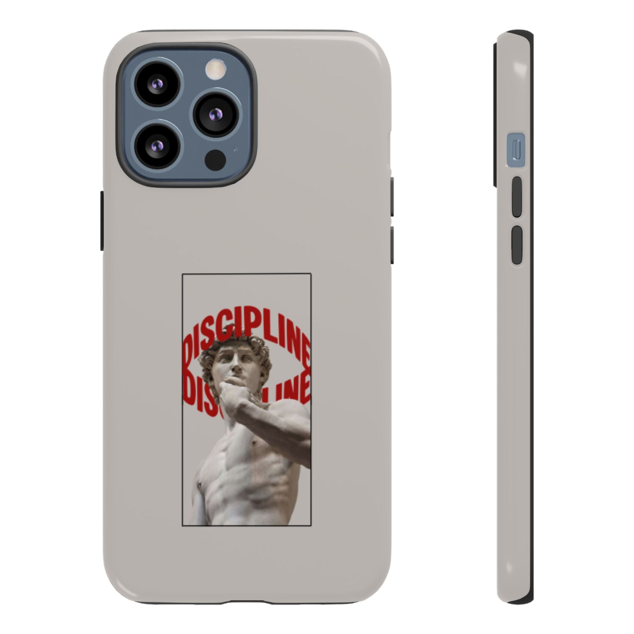 Phone Case — 'Discipline' Statue Graphic Protective Cover
