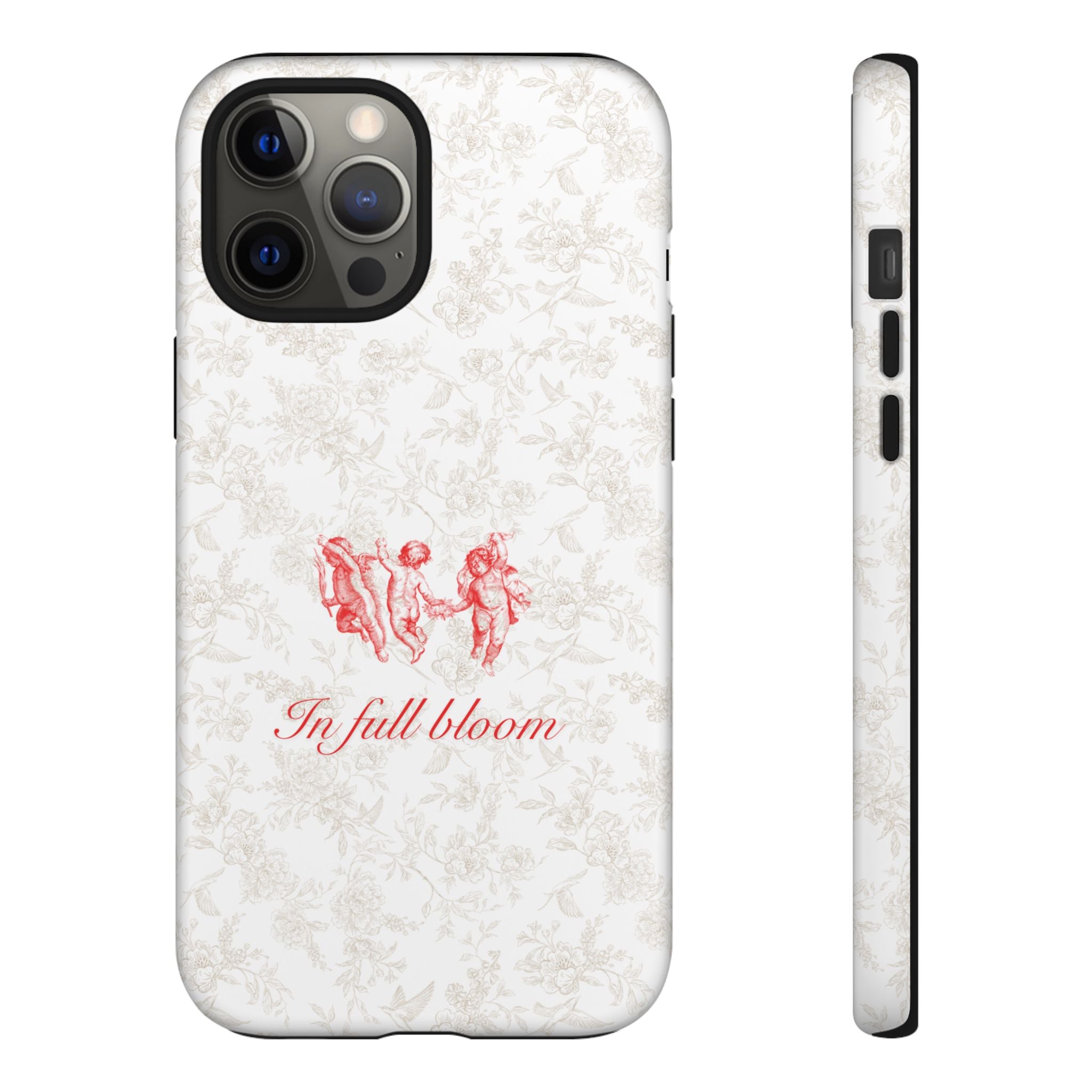 Vintage Floral Phone Case — "In Full Bloom" Tough Case