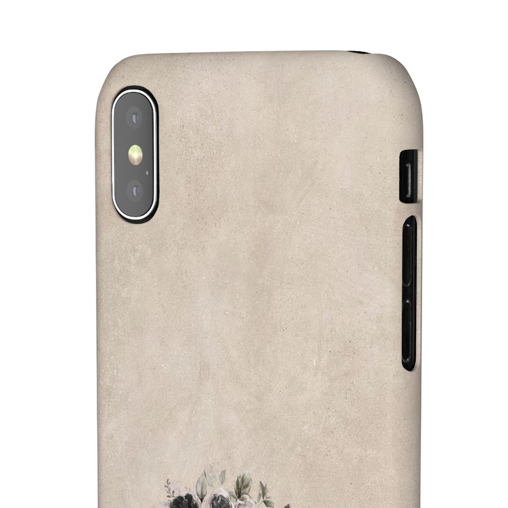 Vintage Madonna Floral Phone Case — Religious iPhone Snap Case