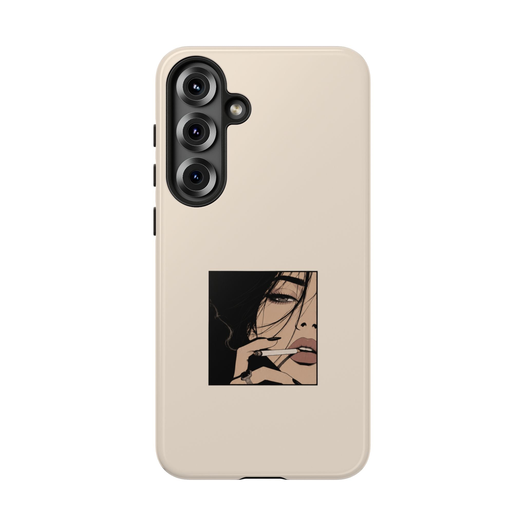 Minimalist Femme Portrait Protective Phone Case