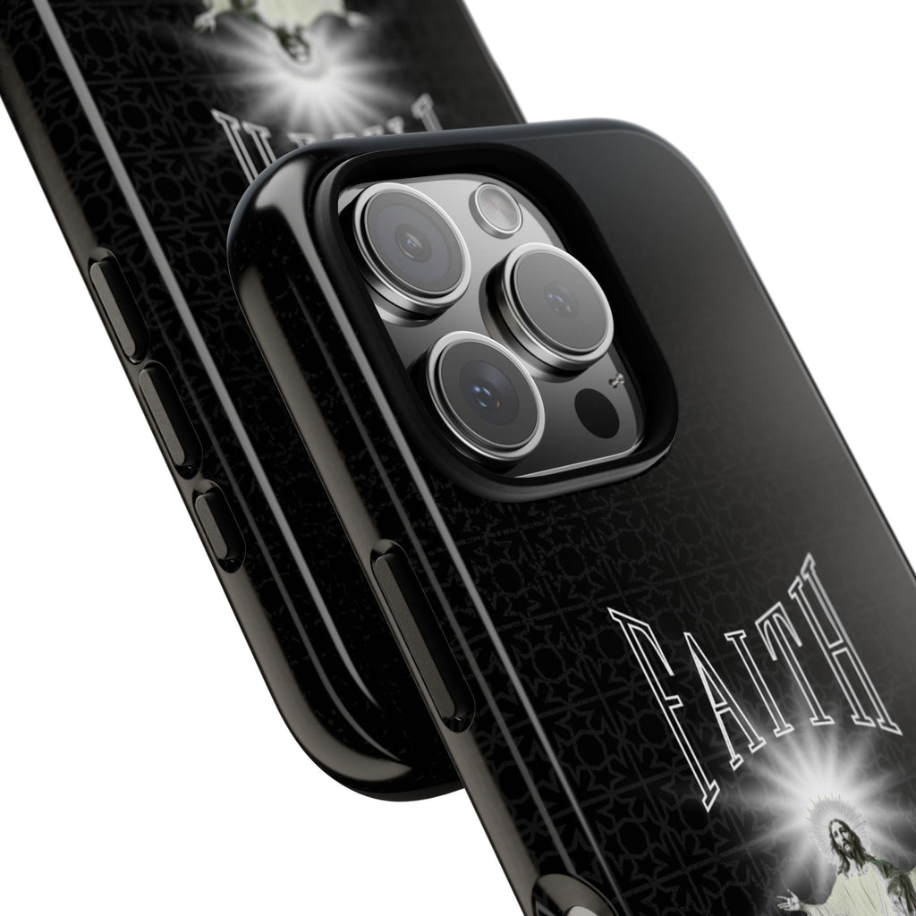 Faith Phone Case — Religious Jesus Graphic Tough Phone Cover