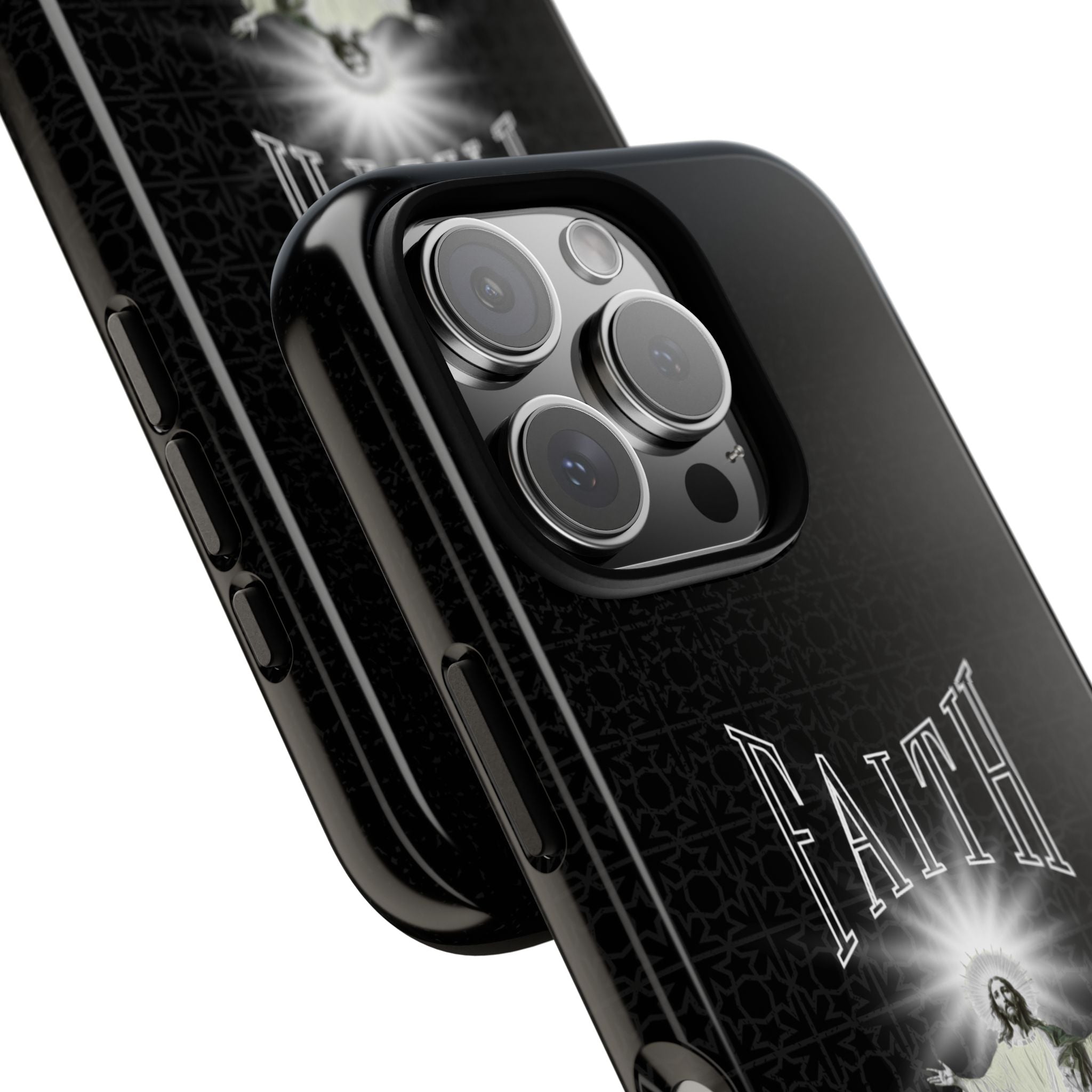 Faith Phone Case — Religious Jesus Graphic Tough Phone Cover