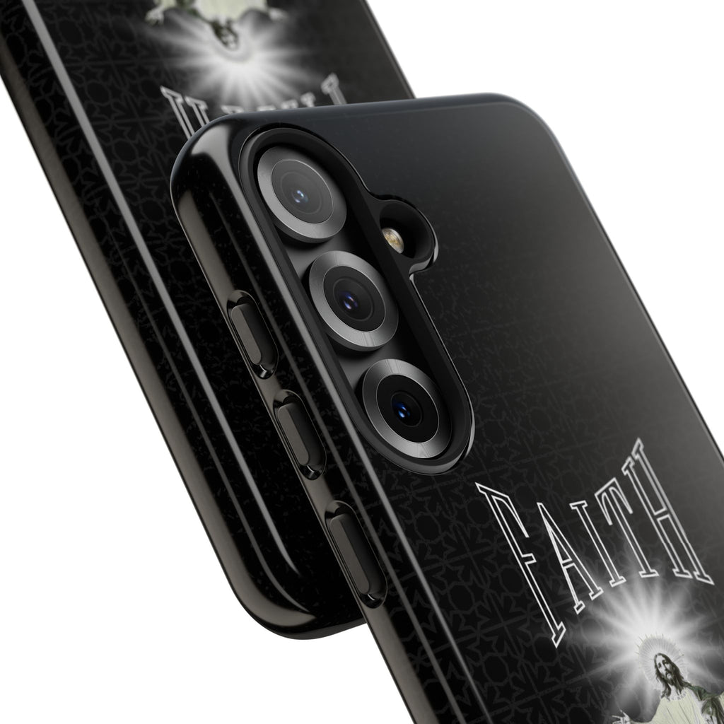 Faith Phone Case — Religious Jesus Graphic Tough Phone Cover