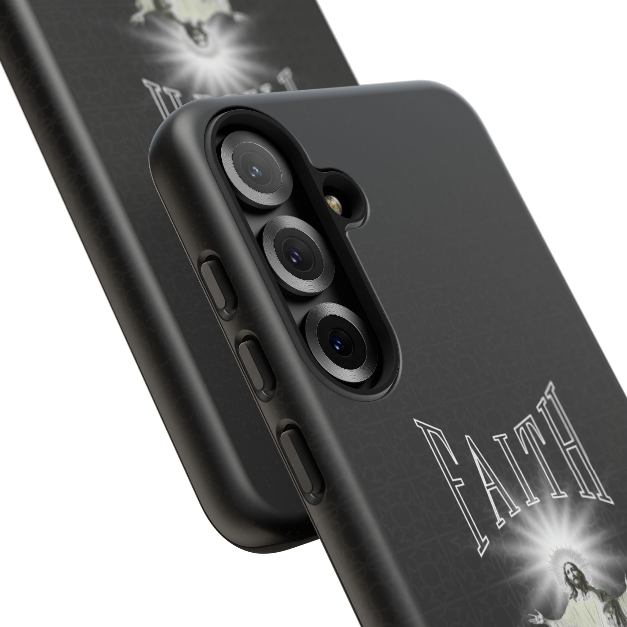 Faith Phone Case — Religious Jesus Graphic Tough Phone Cover