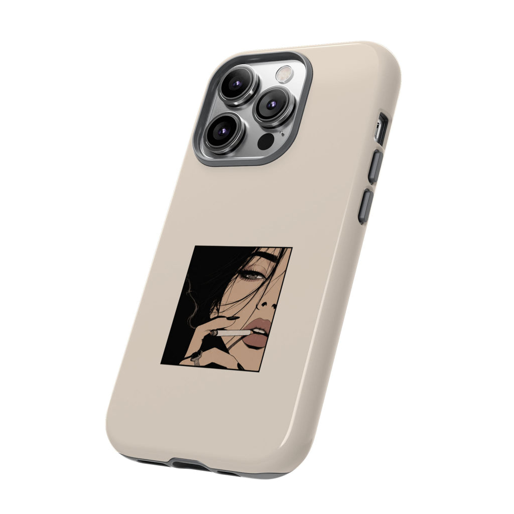 Minimalist Femme Portrait Protective Phone Case