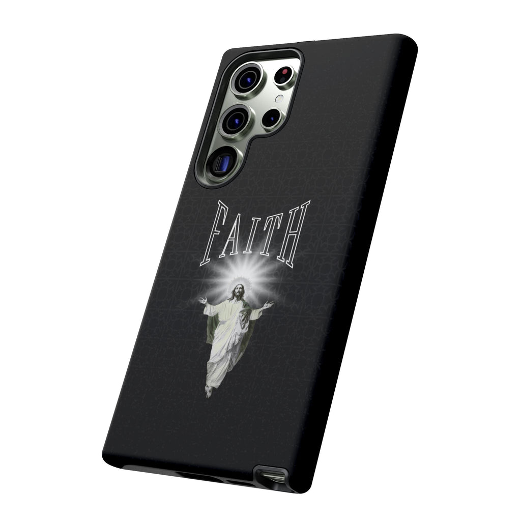Faith Phone Case — Religious Jesus Graphic Tough Phone Cover