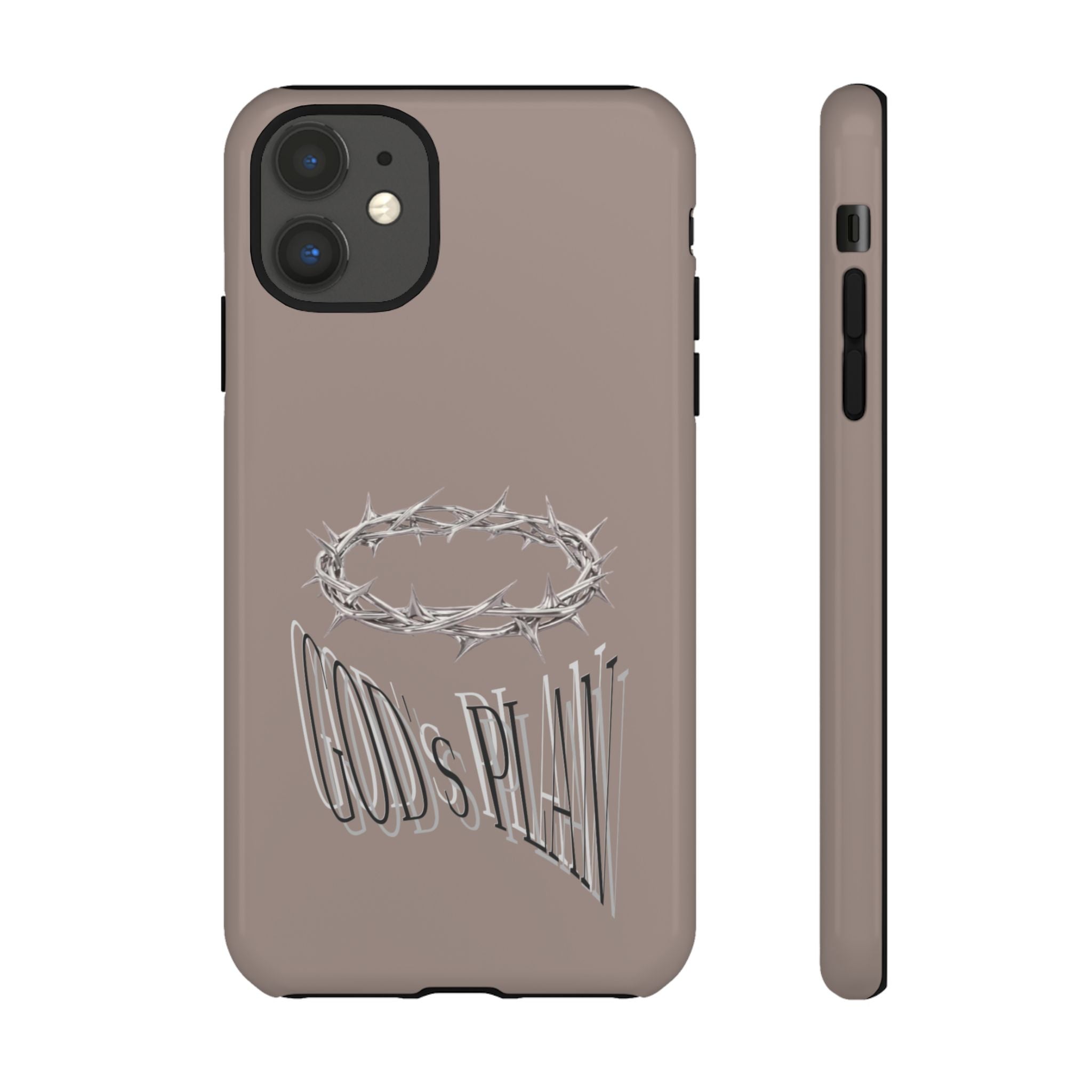 Phone Case — "God's Plan" Crown of Thorns Protective Cover