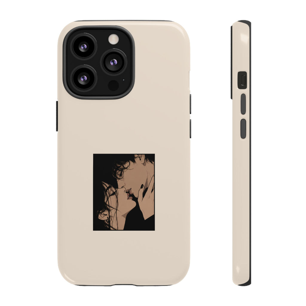 Minimal Anime Kiss Illustration
