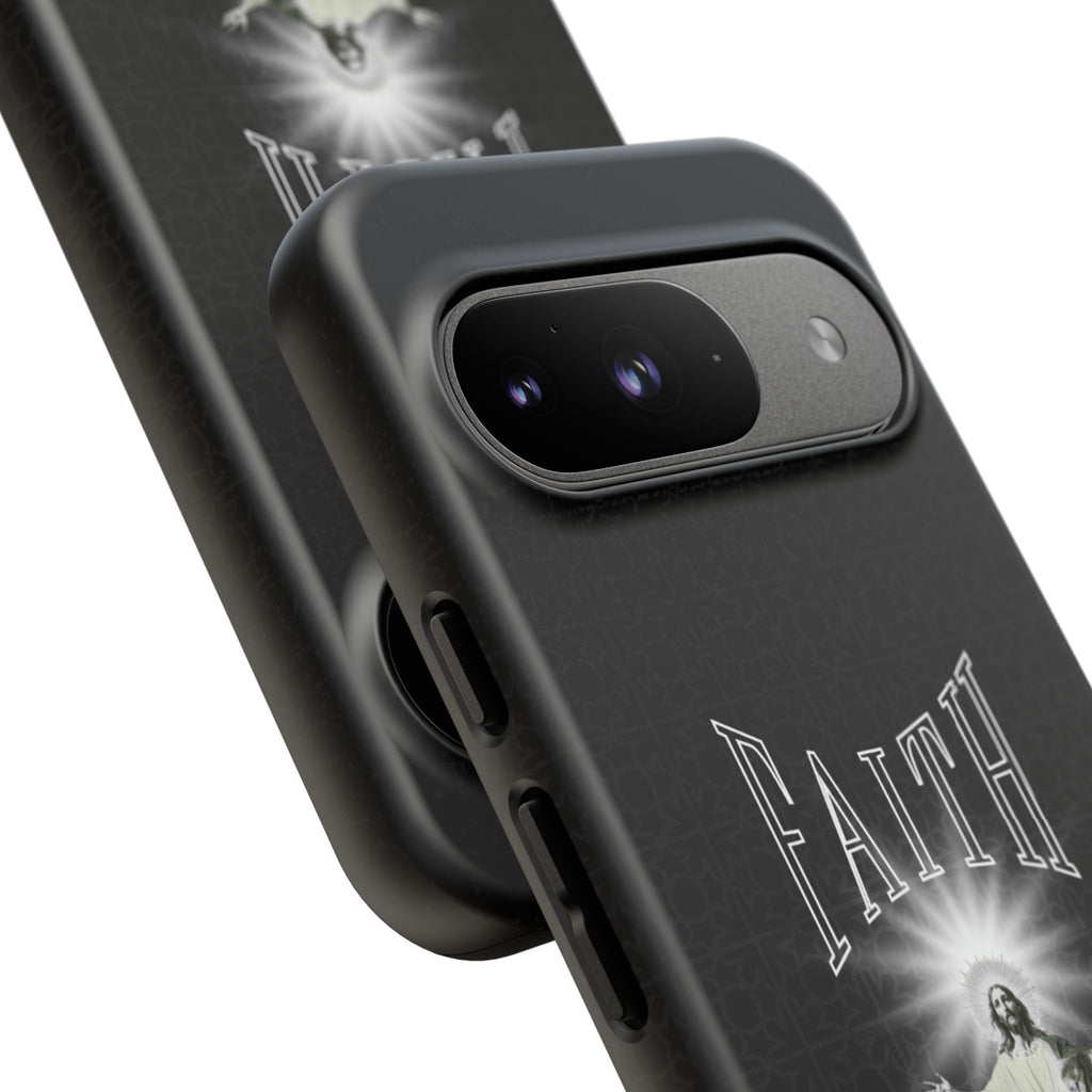Faith Phone Case — Religious Jesus Graphic Tough Phone Cover