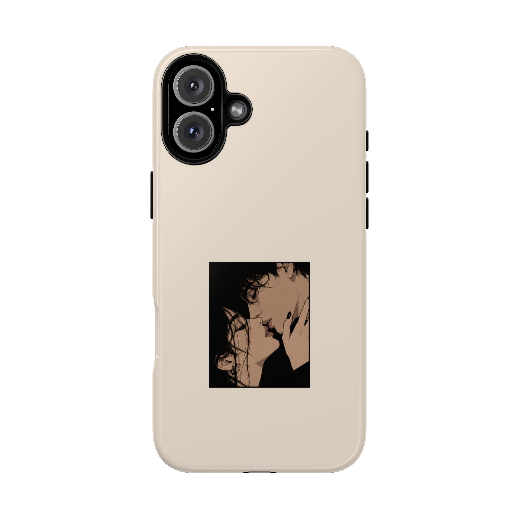 Minimal Anime Kiss Illustration
