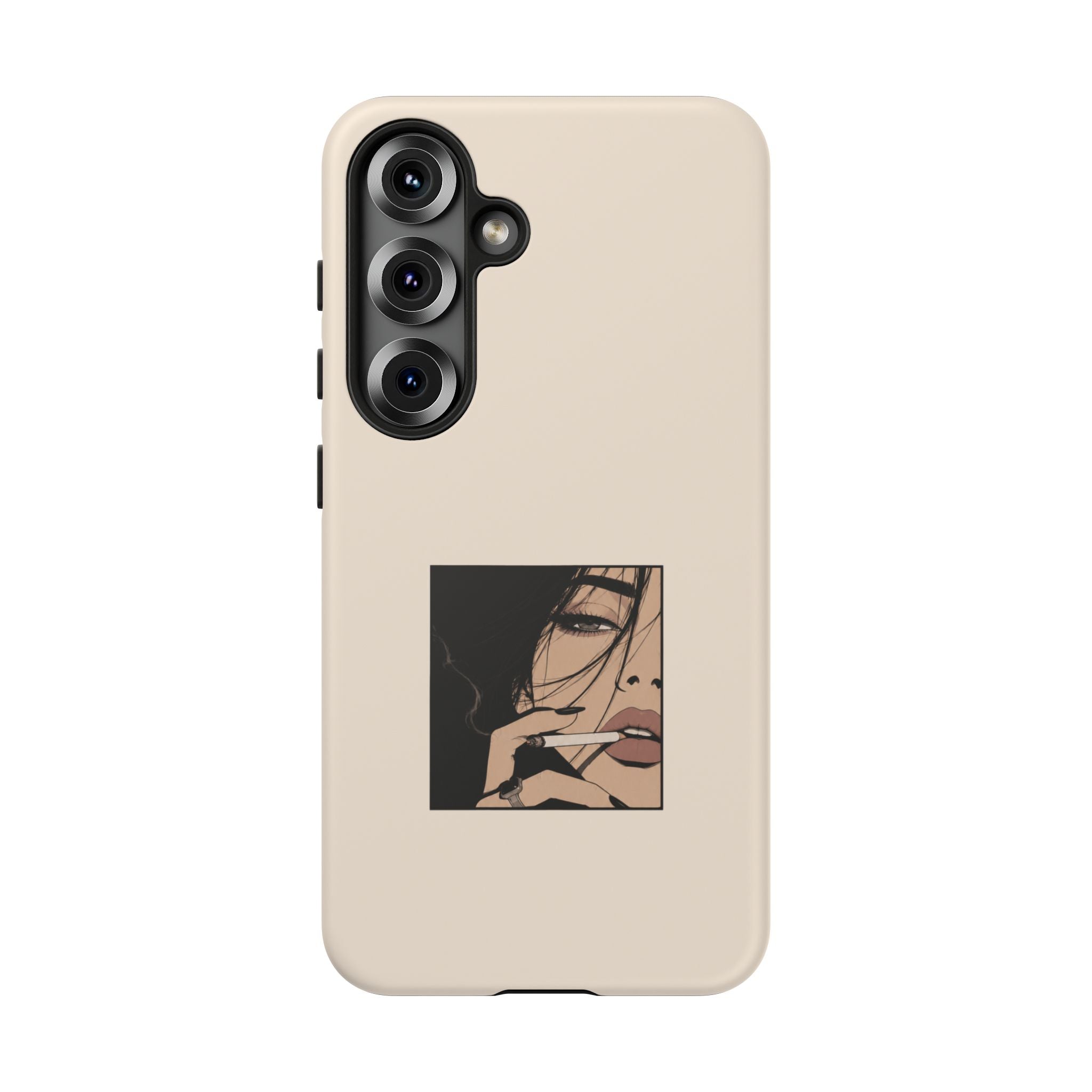 Minimalist Femme Portrait Protective Phone Case