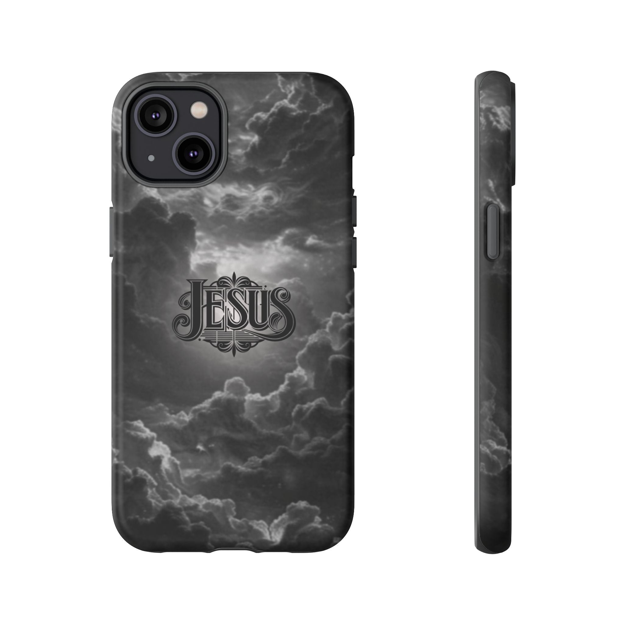Jesus Cloud Phone Case – Christian Faith Protective iPhone Case