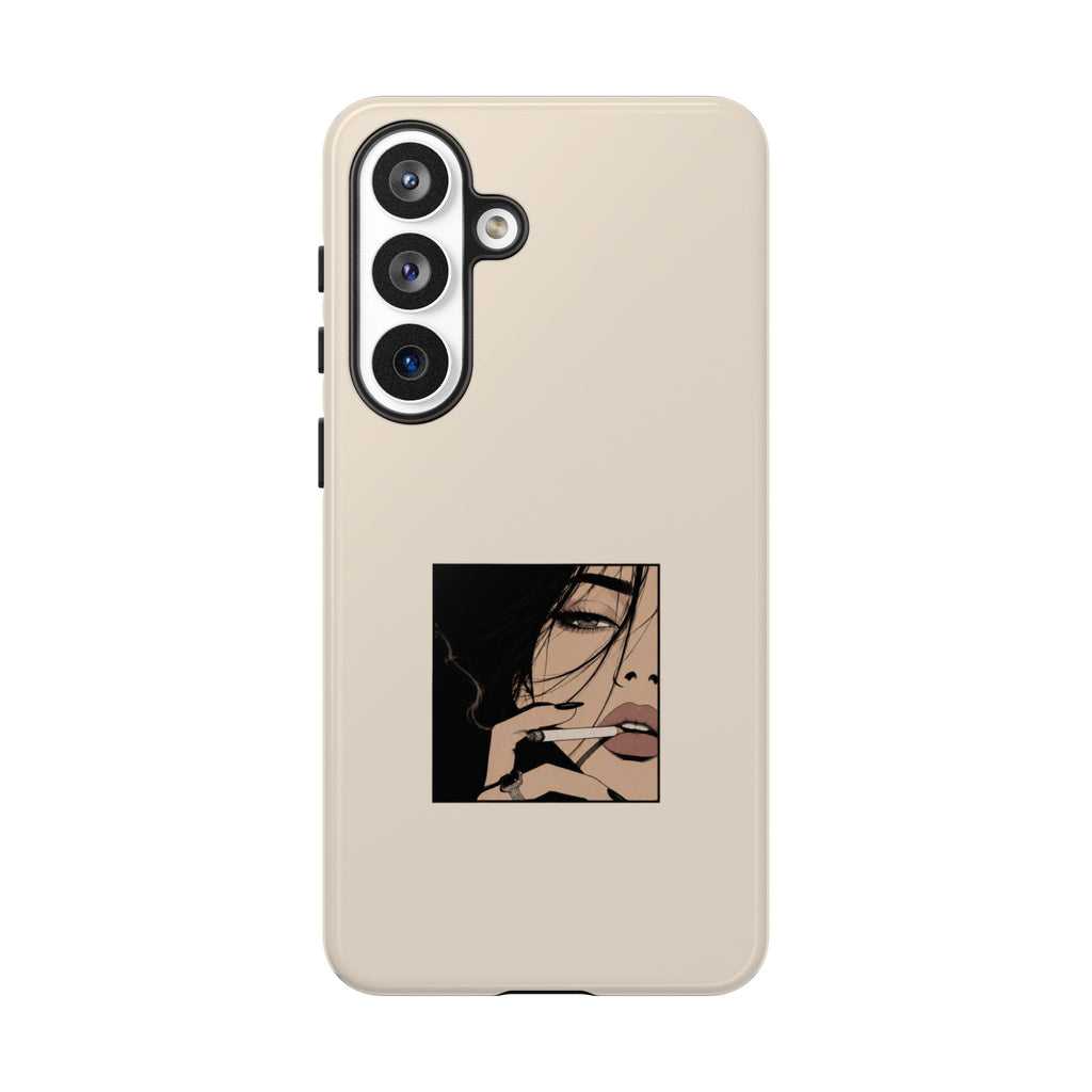 Minimalist Femme Portrait Protective Phone Case