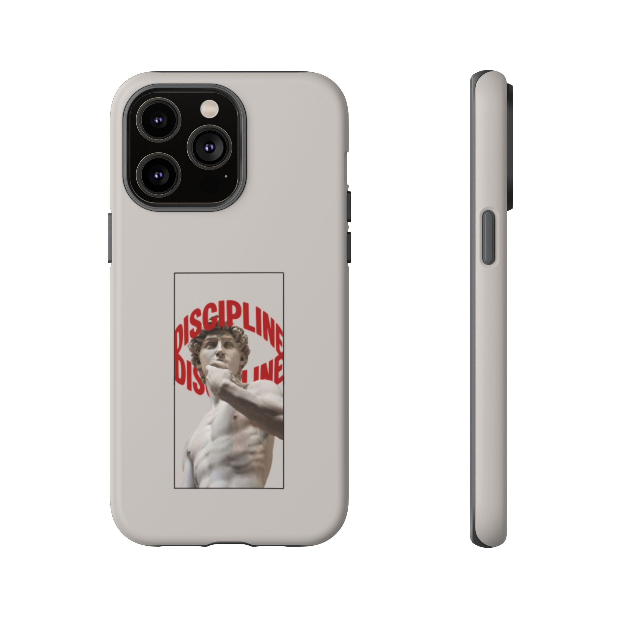 Phone Case — 'Discipline' Statue Graphic Protective Cover