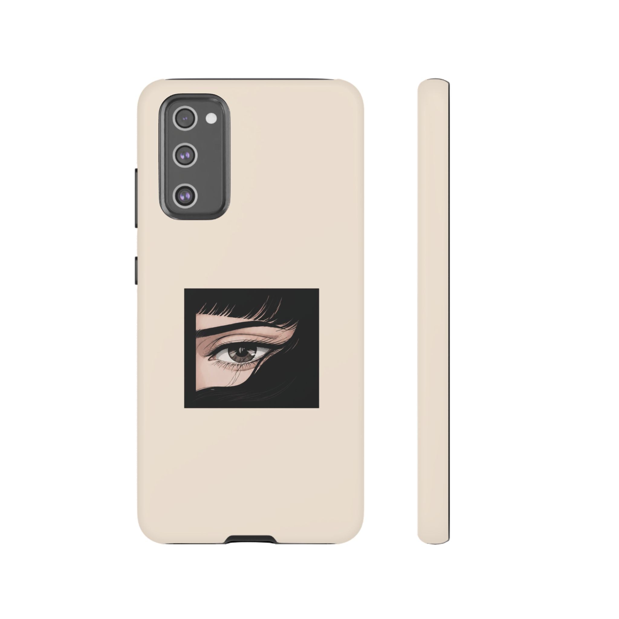 Minimal Eyelash Eye Art Protective Tough Case
