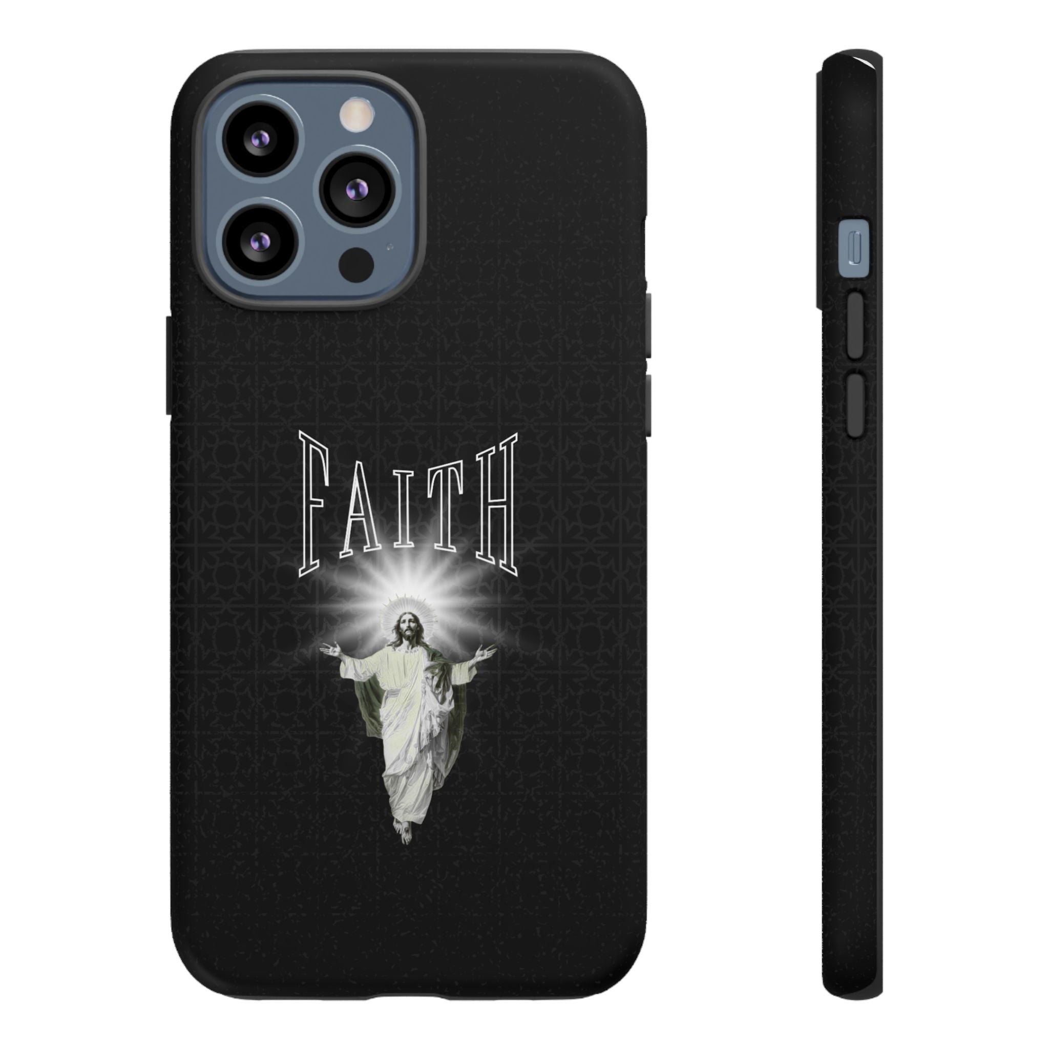 Faith Phone Case — Religious Jesus Graphic Tough Phone Cover
