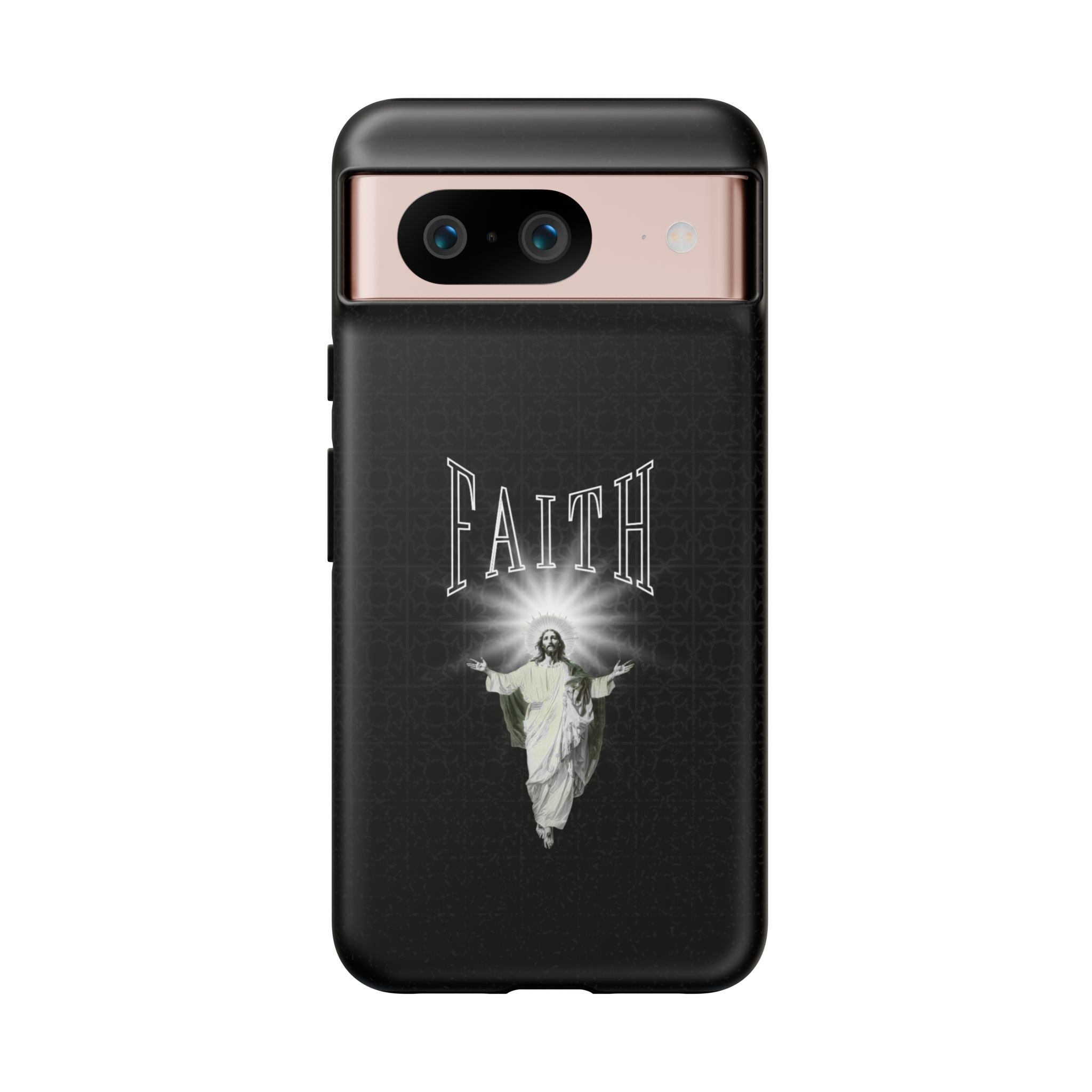Faith Phone Case — Religious Jesus Graphic Tough Phone Cover