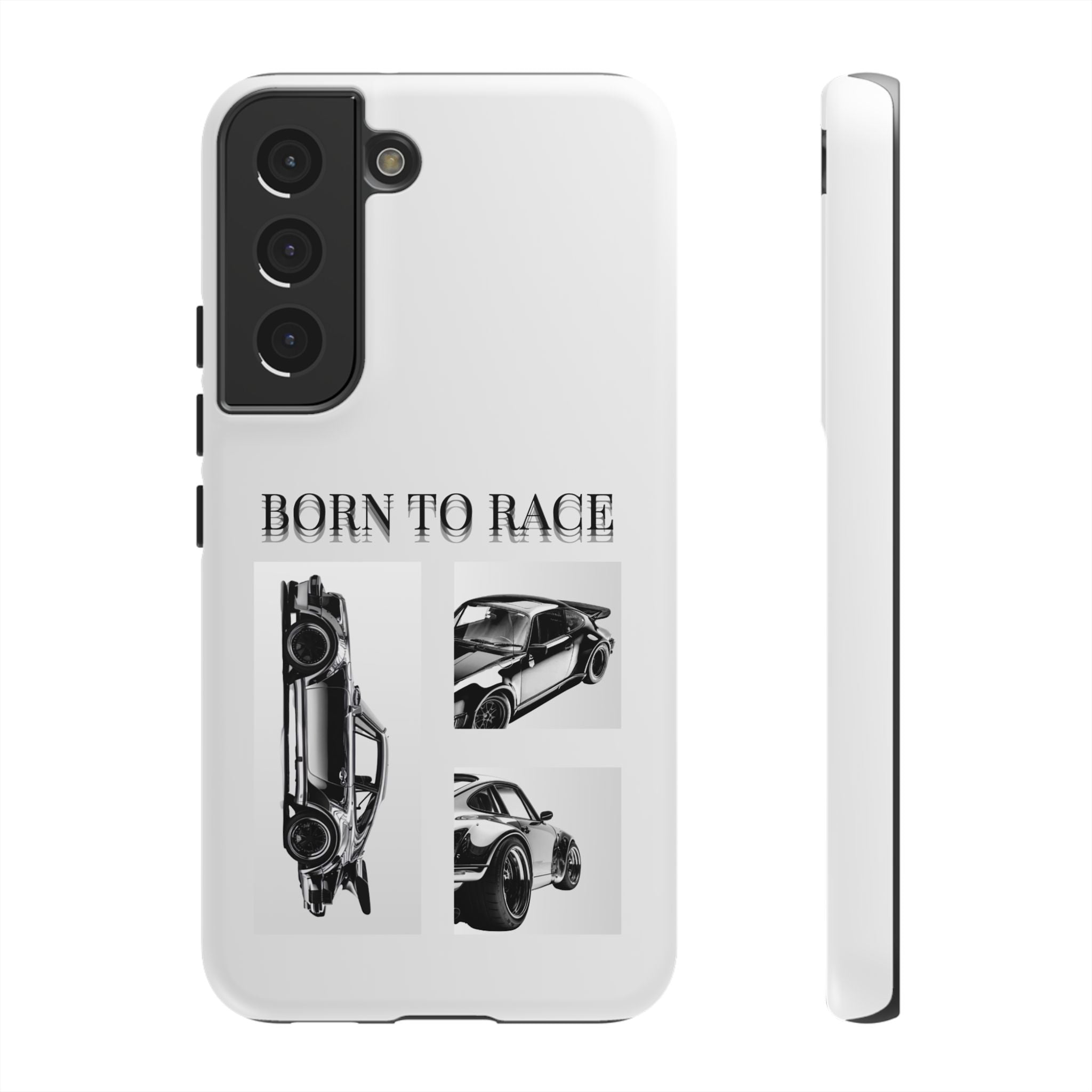 Phone Case - "Born to Race" Vintage Car Racing Graphic
