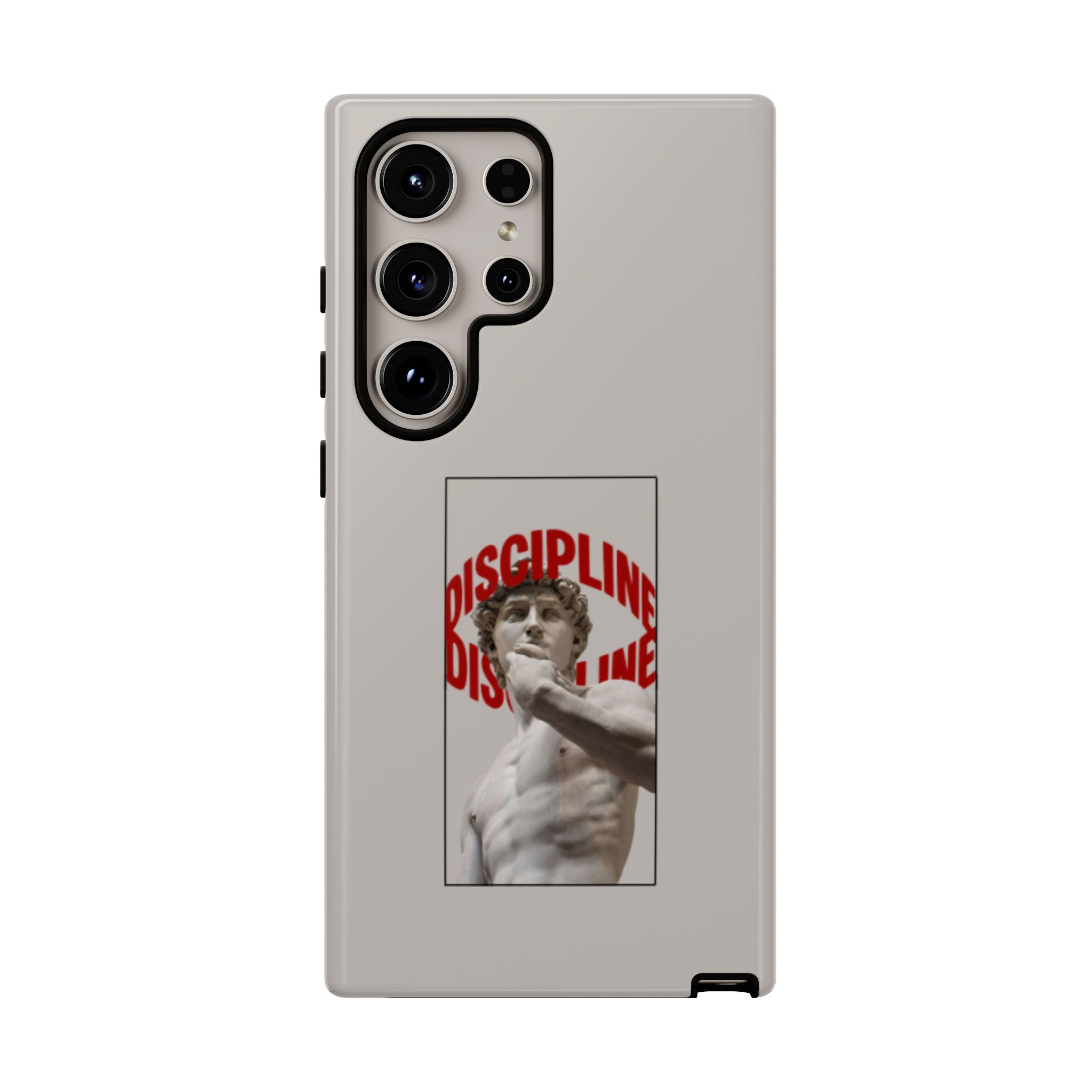 Phone Case — 'Discipline' Statue Graphic Protective Cover