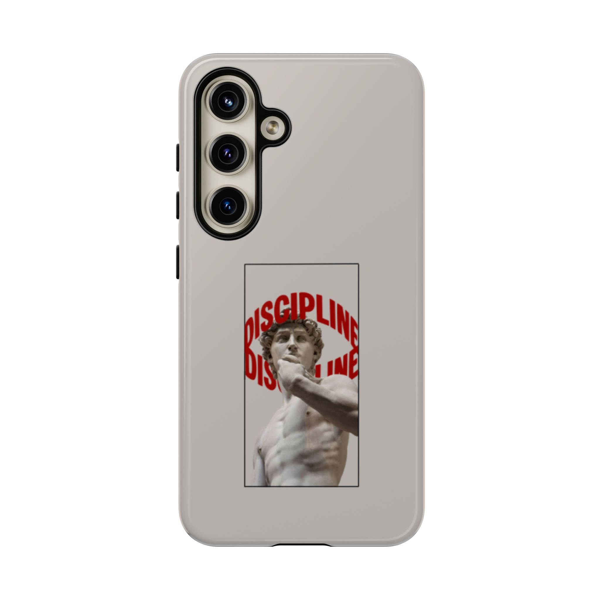 Phone Case — 'Discipline' Statue Graphic Protective Cover