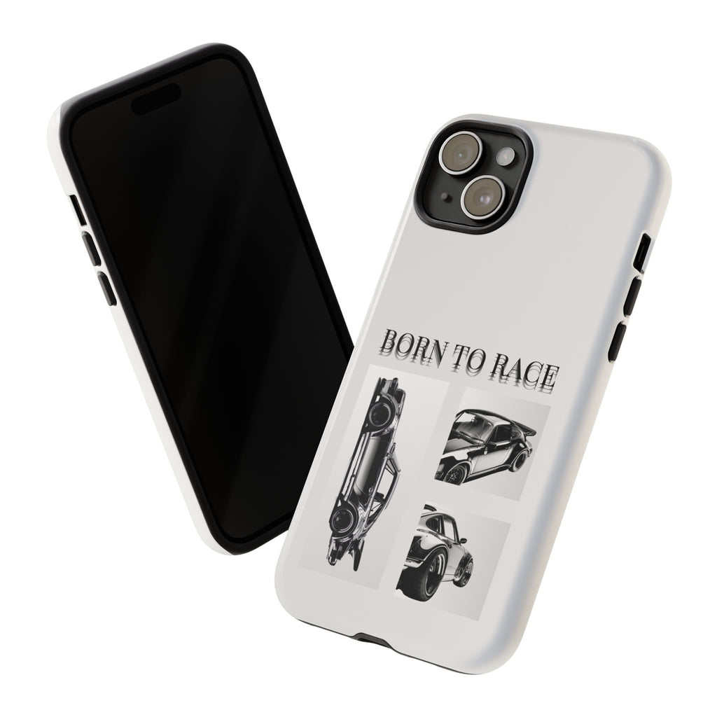 Phone Case - "Born to Race" Vintage Car Racing Graphic