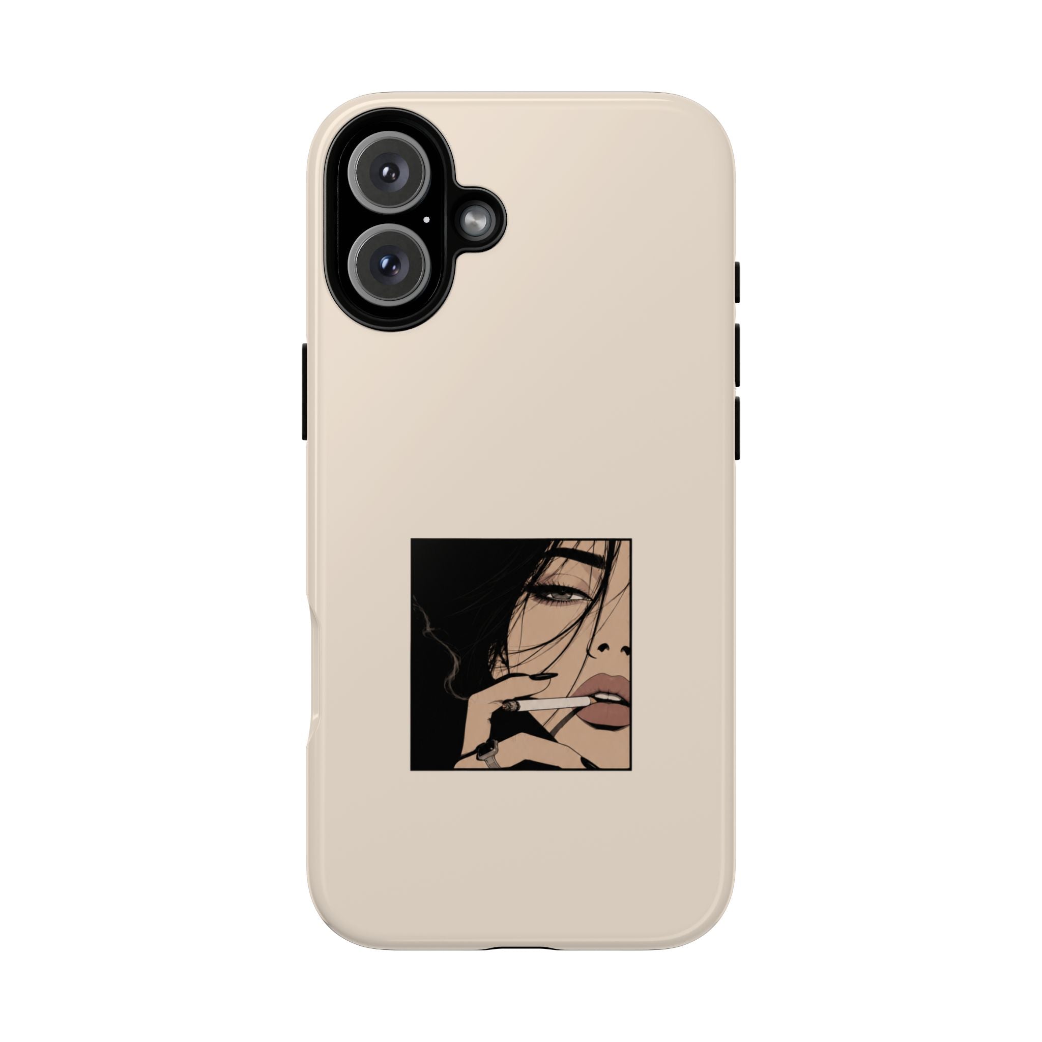Minimalist Femme Portrait Protective Phone Case