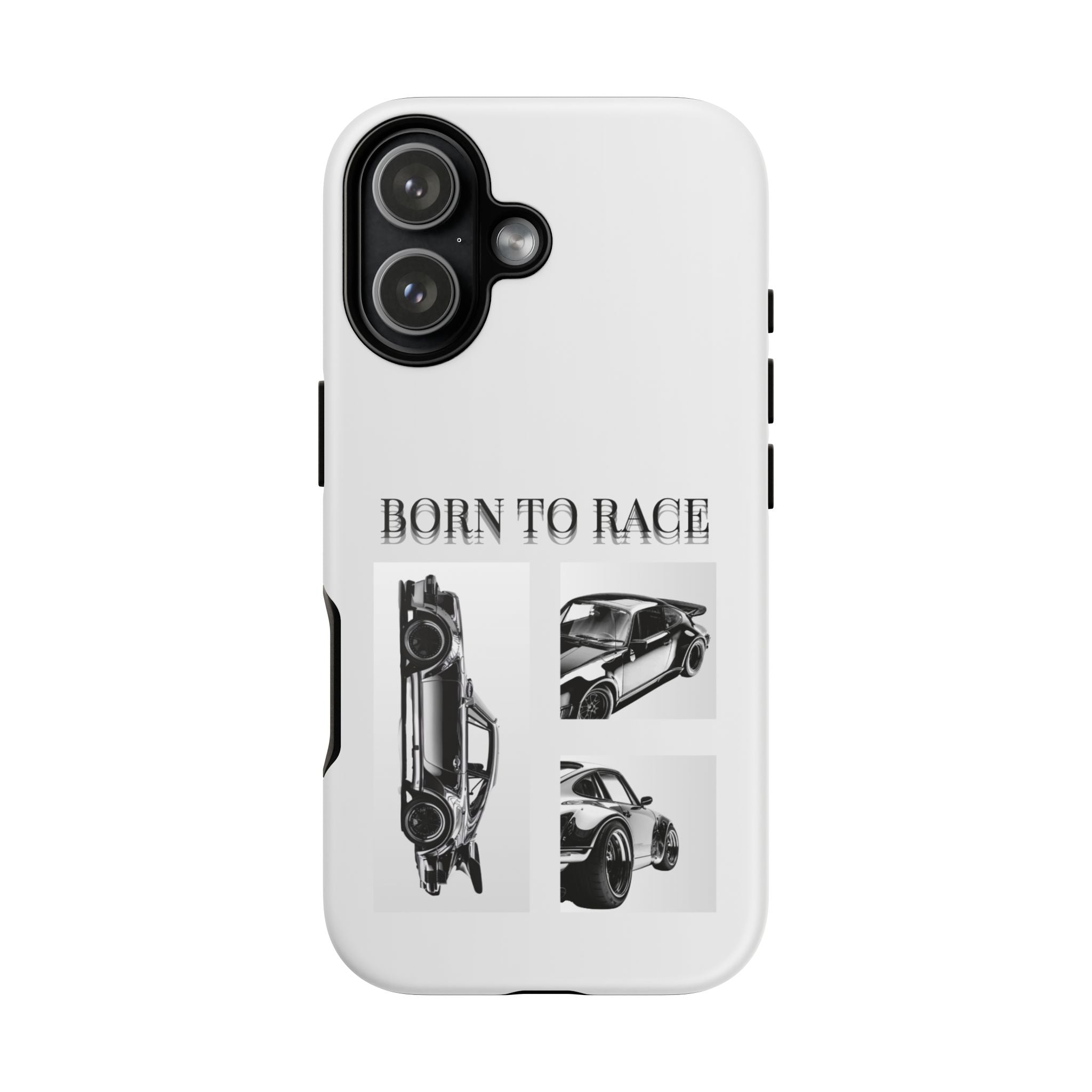 Phone Case - "Born to Race" Vintage Car Racing Graphic