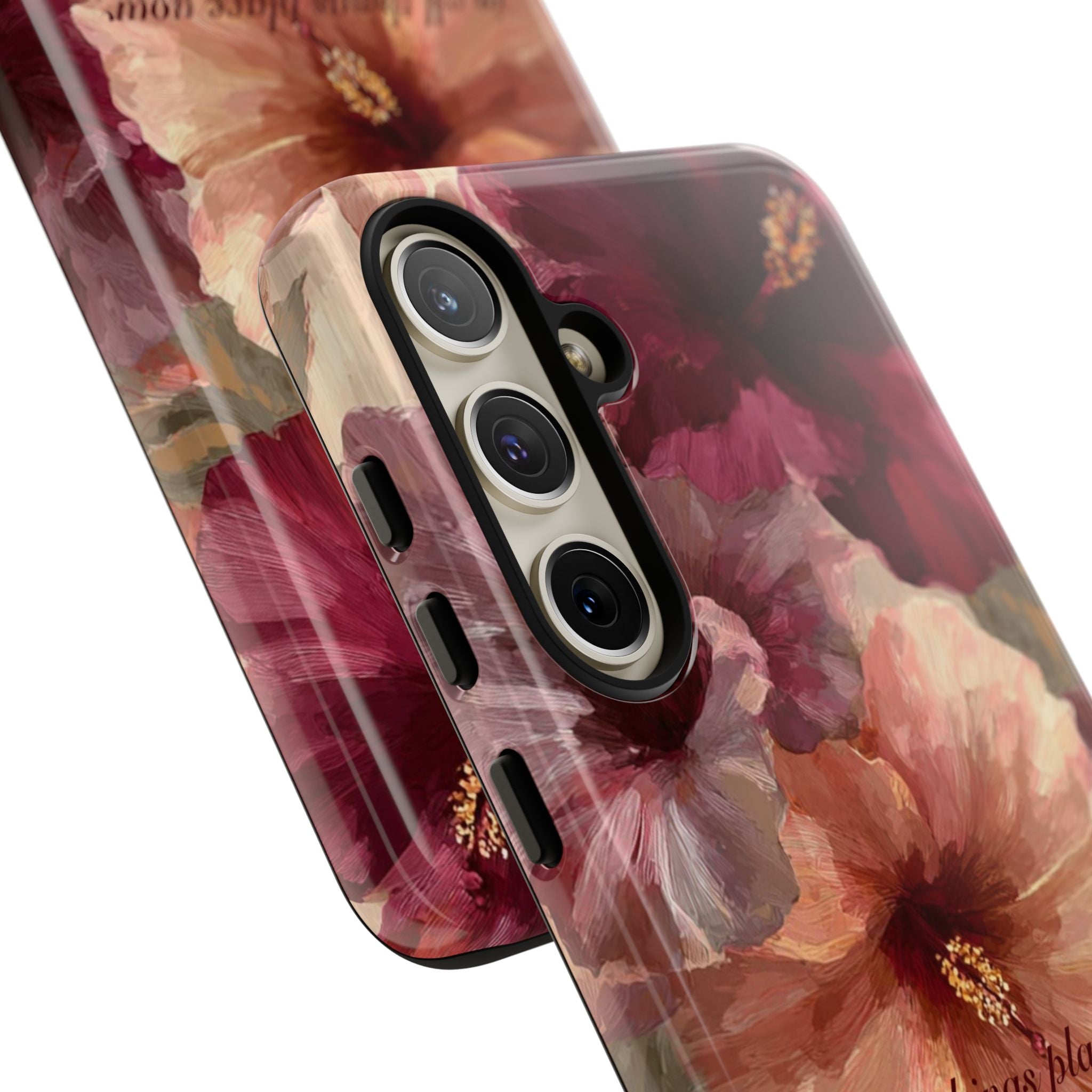 Faith Floral Phone Case — "In All Things Place Your Faith" Protective iPhone Cover