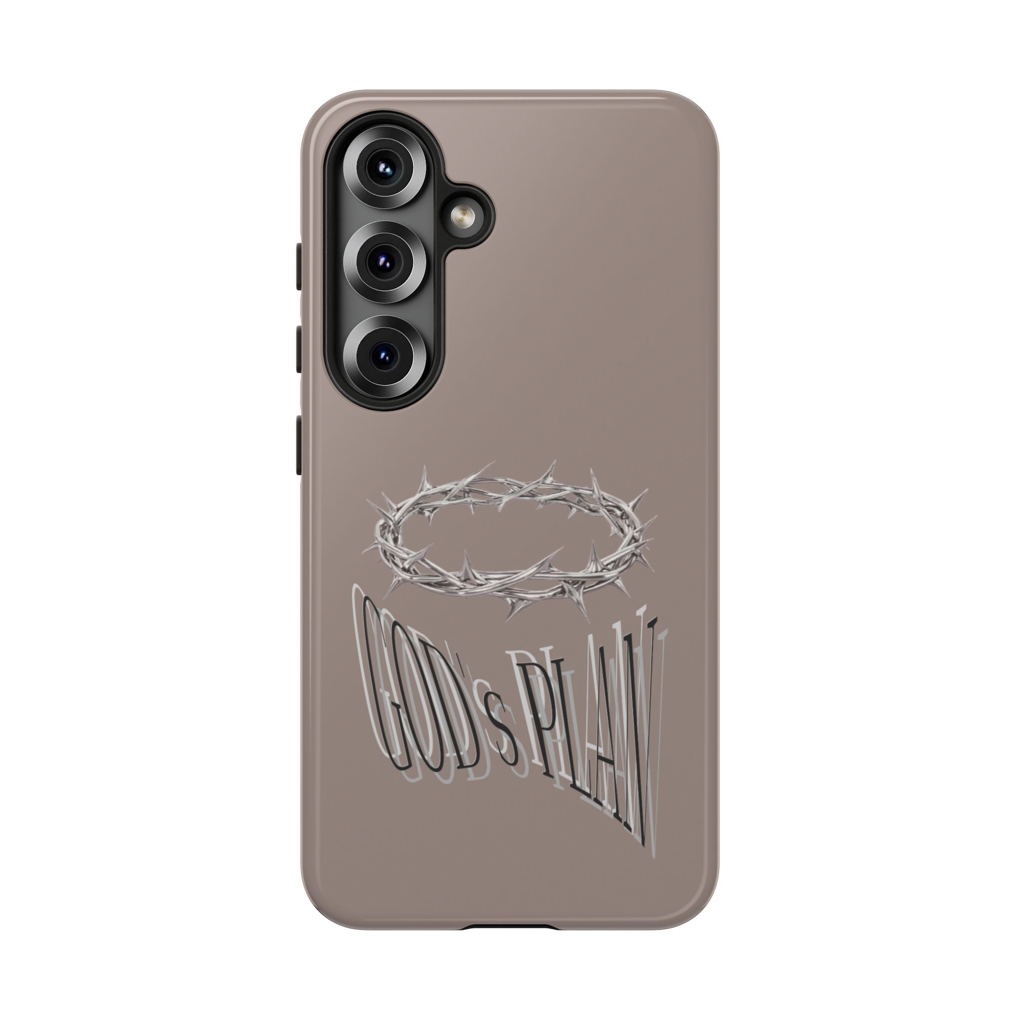 Phone Case — "God's Plan" Crown of Thorns Protective Cover