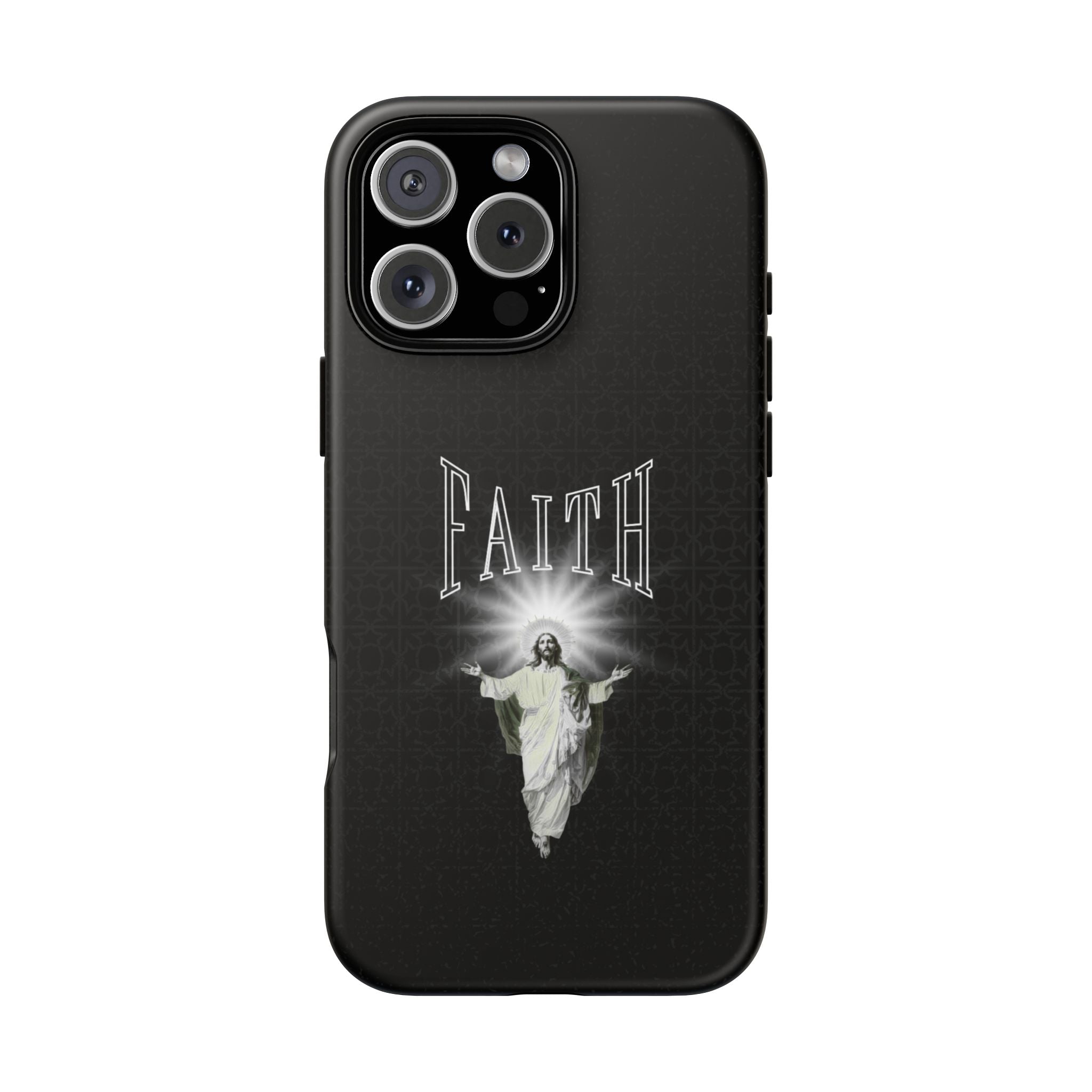 Faith Phone Case — Religious Jesus Graphic Tough Phone Cover