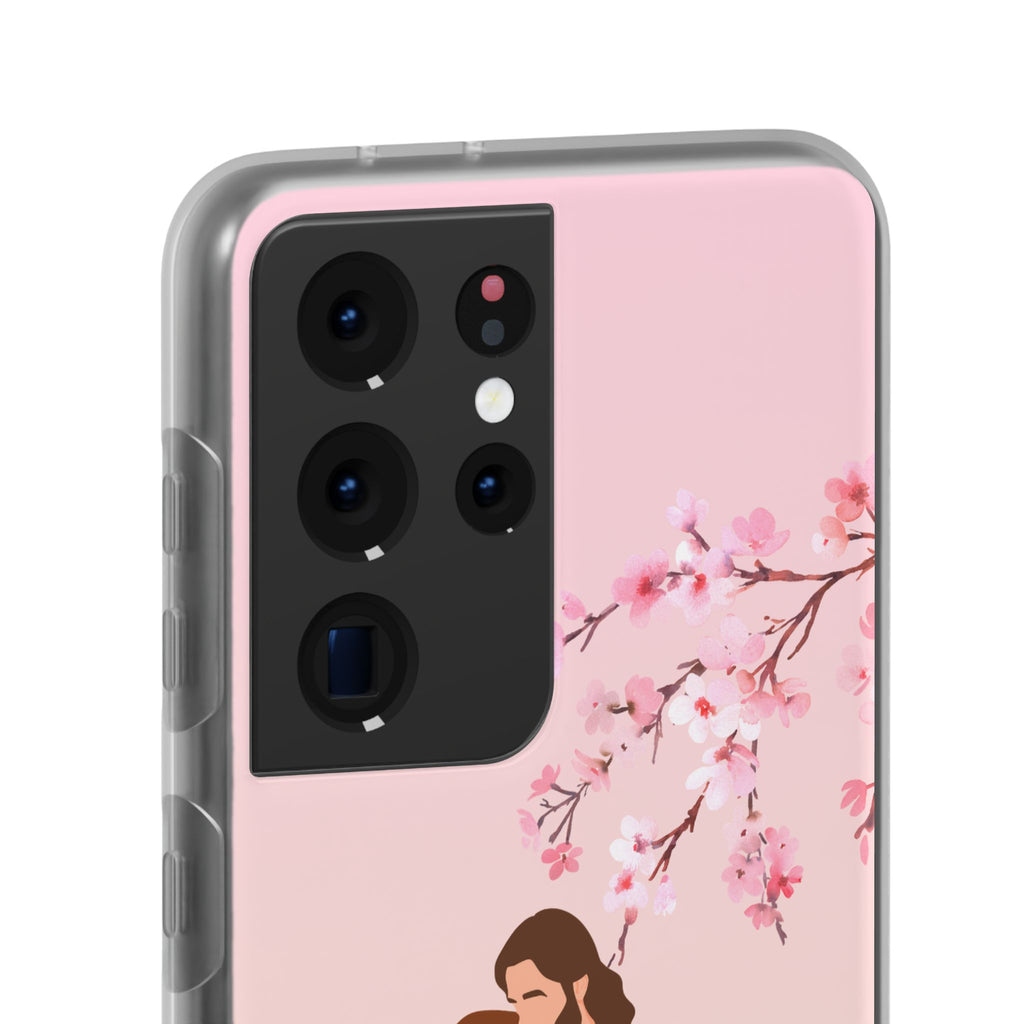 God Is Our Refuge – Psalm 46:1 Cherry Blossom Christian Flexi Phone Case