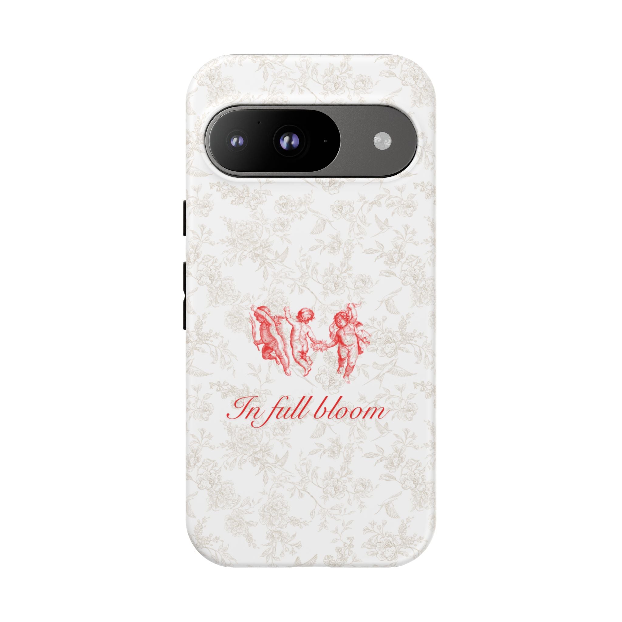 Vintage Floral Phone Case — "In Full Bloom" Tough Case