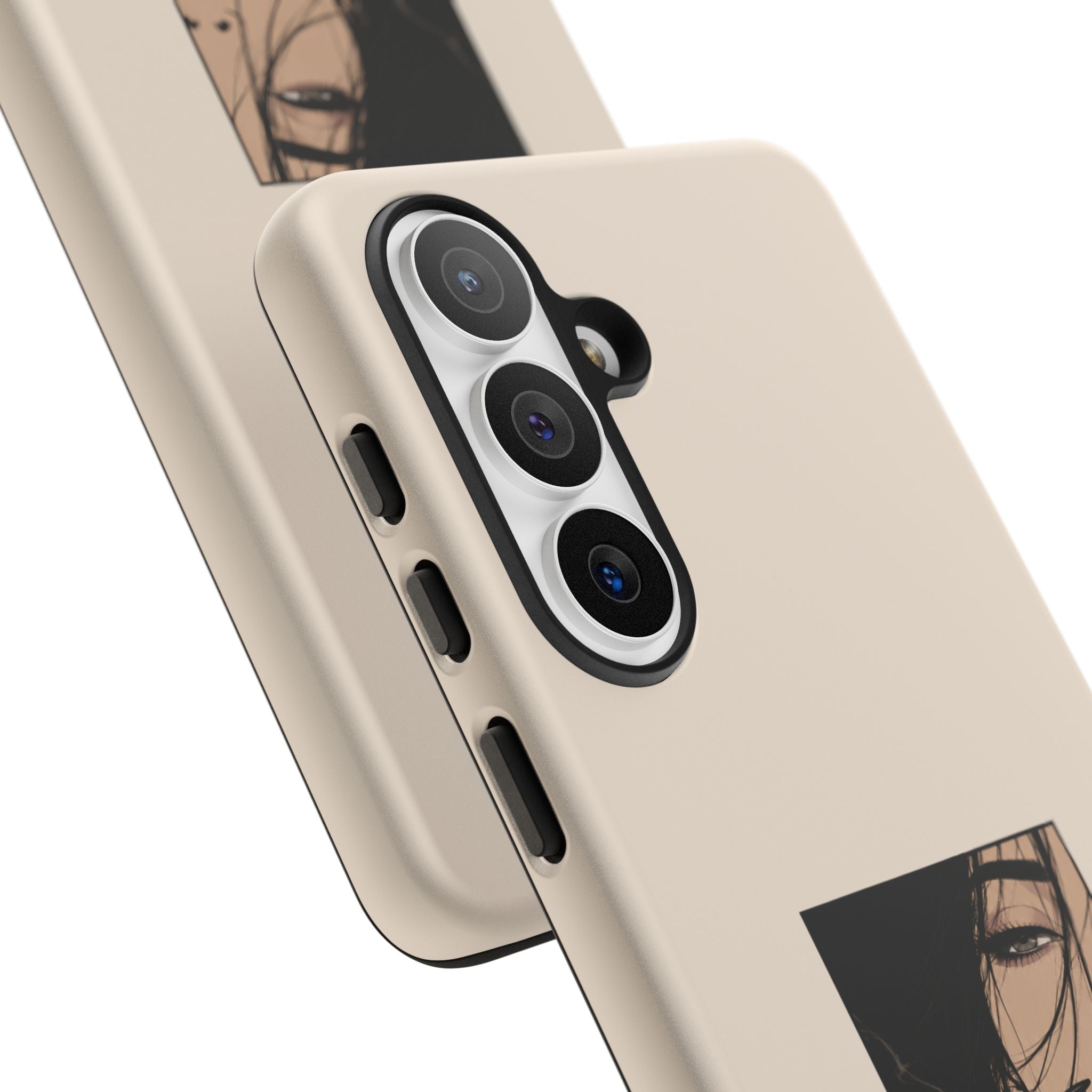 Minimalist Femme Portrait Protective Phone Case