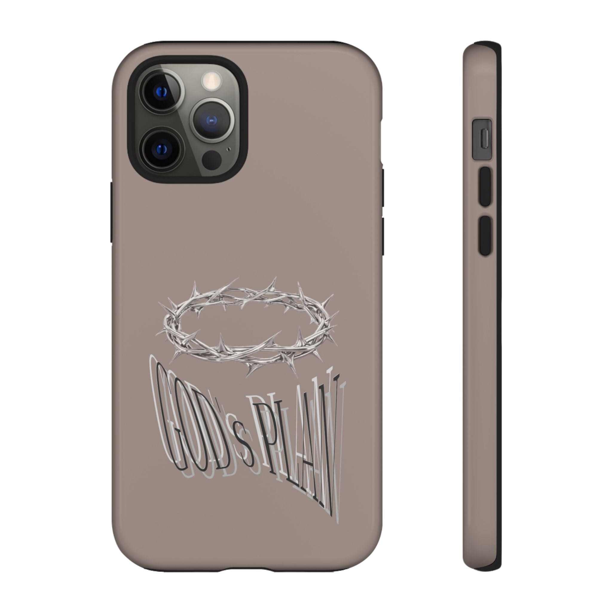 Phone Case — "God's Plan" Crown of Thorns Protective Cover