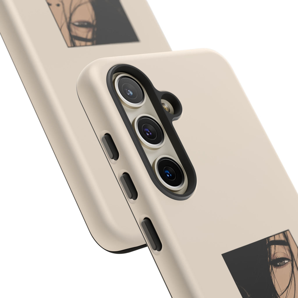Minimalist Femme Portrait Protective Phone Case